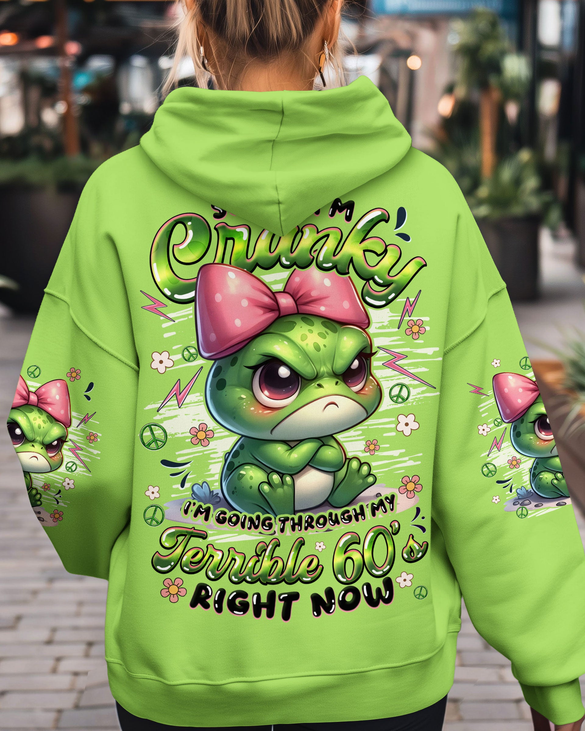 SORRY I'M CRANKY FROG ALL OVER PRINT - TYQY3009253
