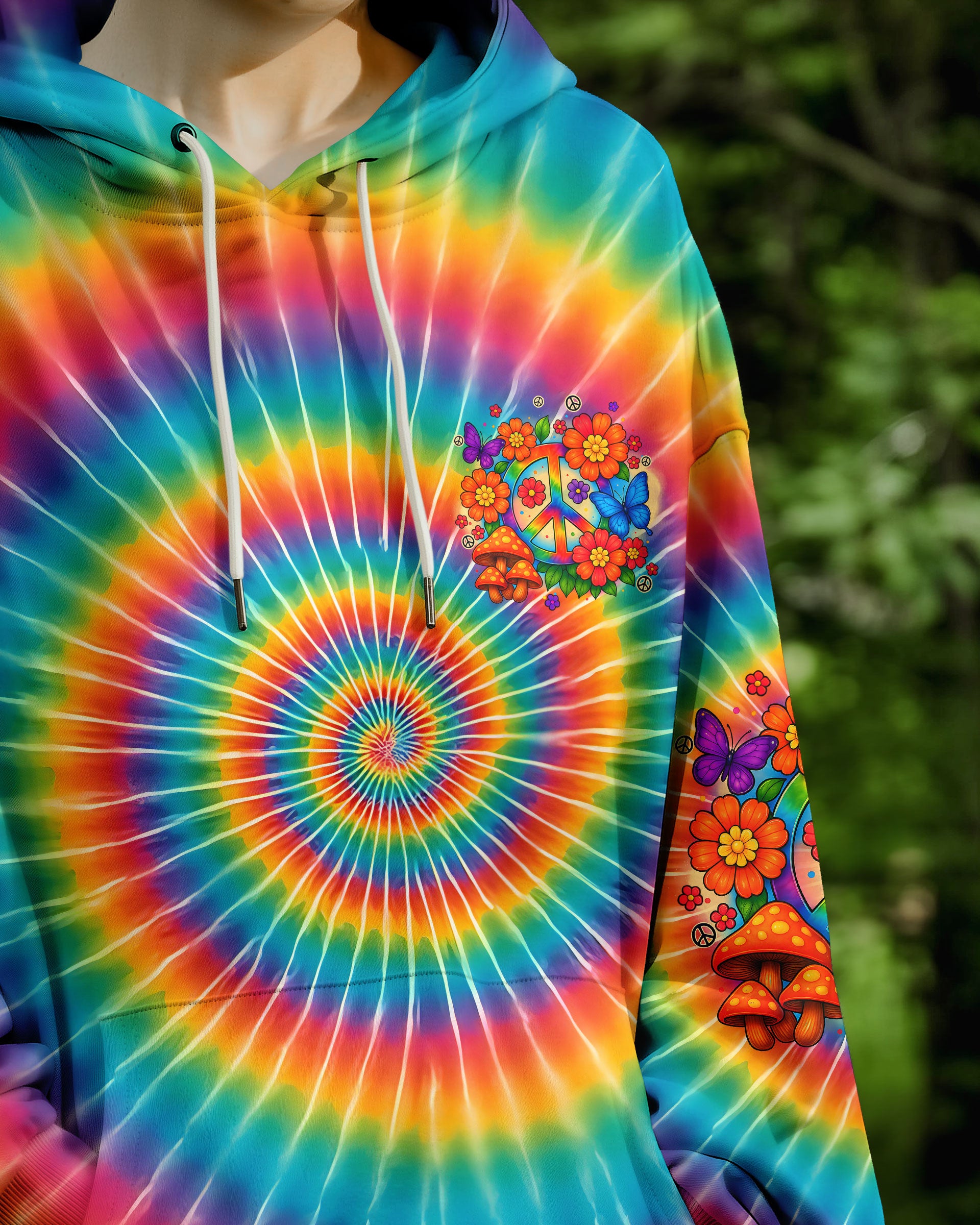 STAY TRIPPY LITTLE HIPPIE TIE DYE ALL OVER PRINT - TYQY0610252