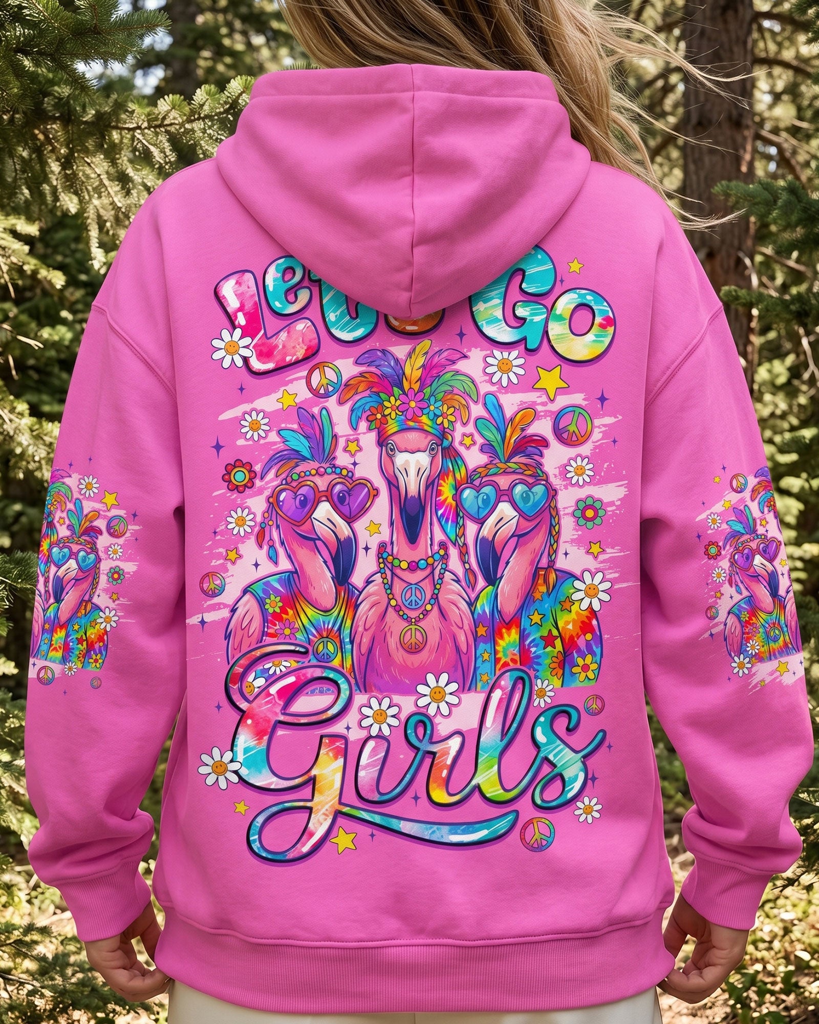 LET'S GO GIRLS FLAMINGO ALL OVER PRINT - TYQY2706261