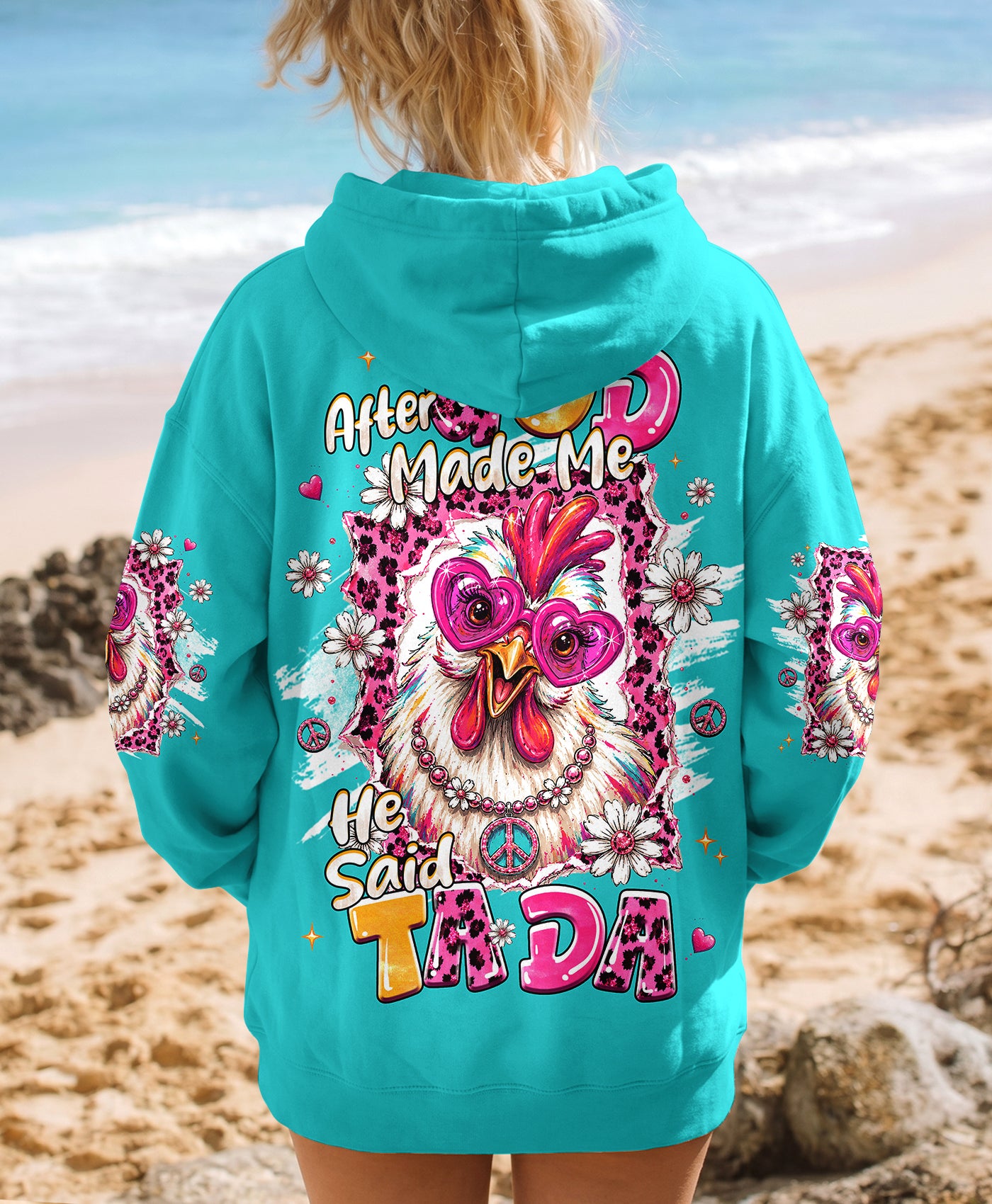 AFTER GOD MADE ME CHICKEN ALL OVER PRINT - TLHG0907261