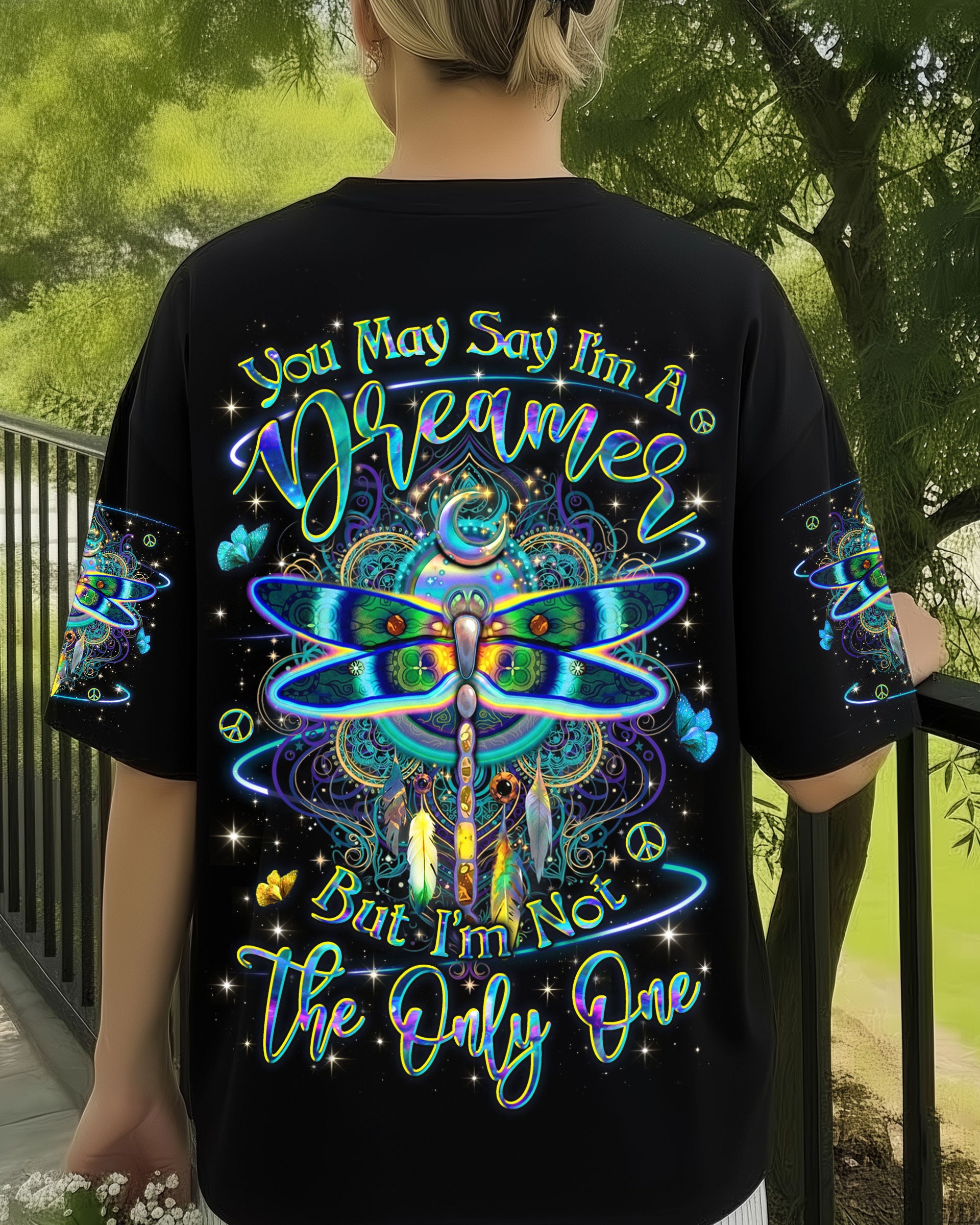 YOU MAY SAY I'M A DREAMER DRAGONFLY ALL OVER PRINT - YHLN1212252