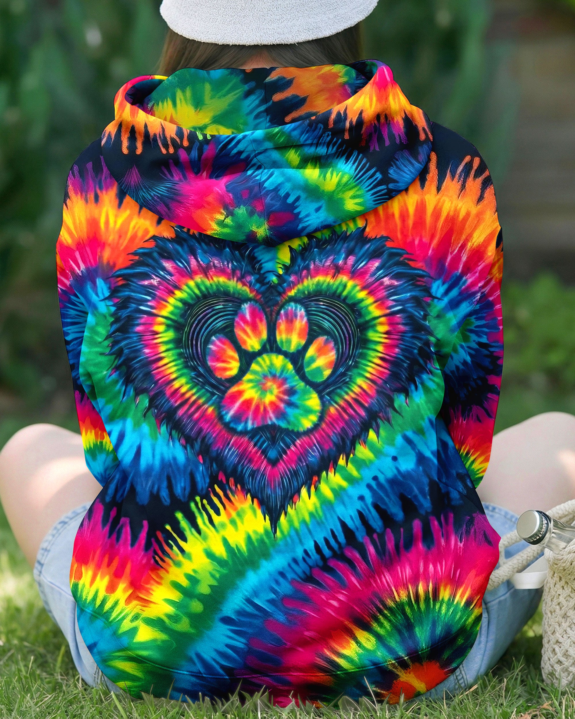 HEART PAW COLORFUL ALL OVER PRINT - TYLN0203263