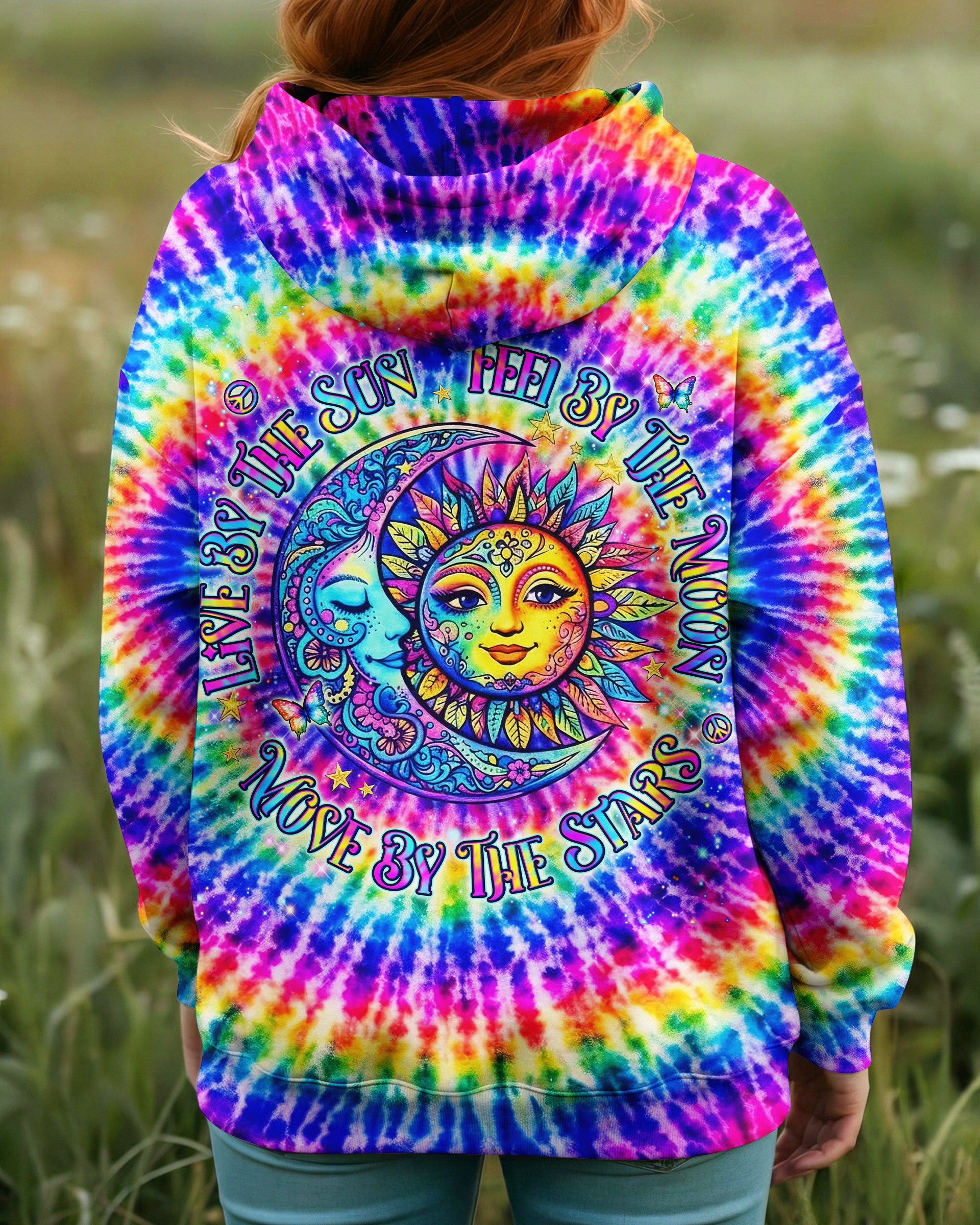 LIVE BY THE SUN RADIANT SWIRL ALL OVER PRINT - YHLN2602262