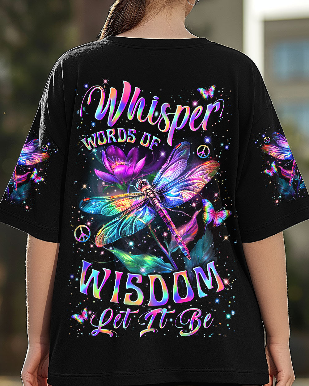 WHISPER WORDS OF WISDOM LET IT BE DRAGONFLY ALL OVER PRINT - YHLN2908253