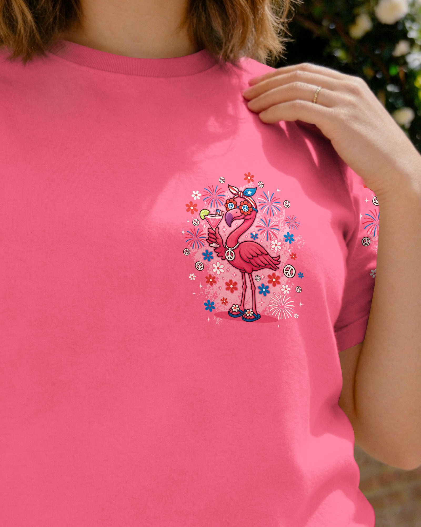PRETTY IN PINK FLAMINGO ALL OVER PRINT - TYQY2703263