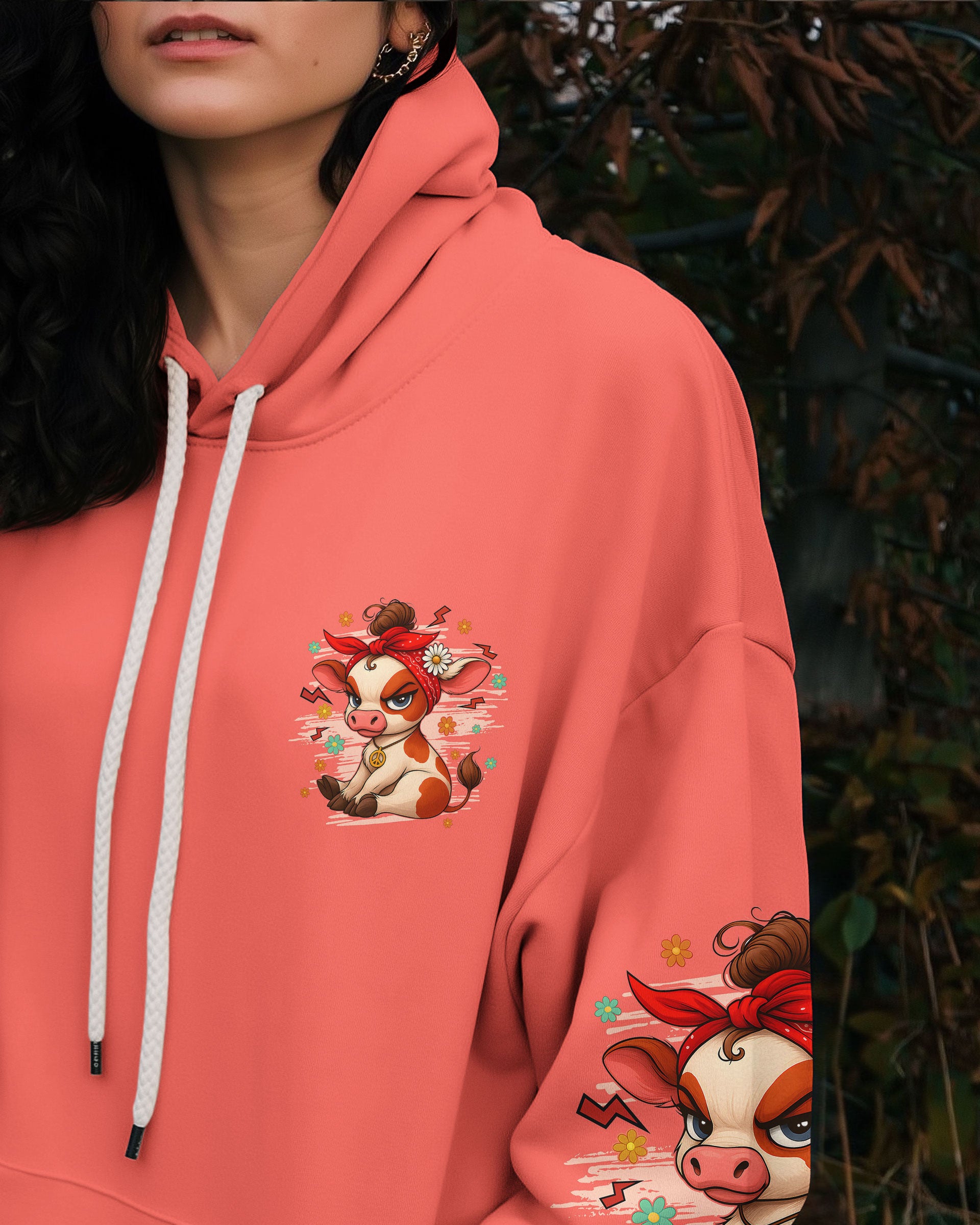SORRY I'M CRANKY COW 60'S COW  ALL OVER PRINT - TYQY1609253