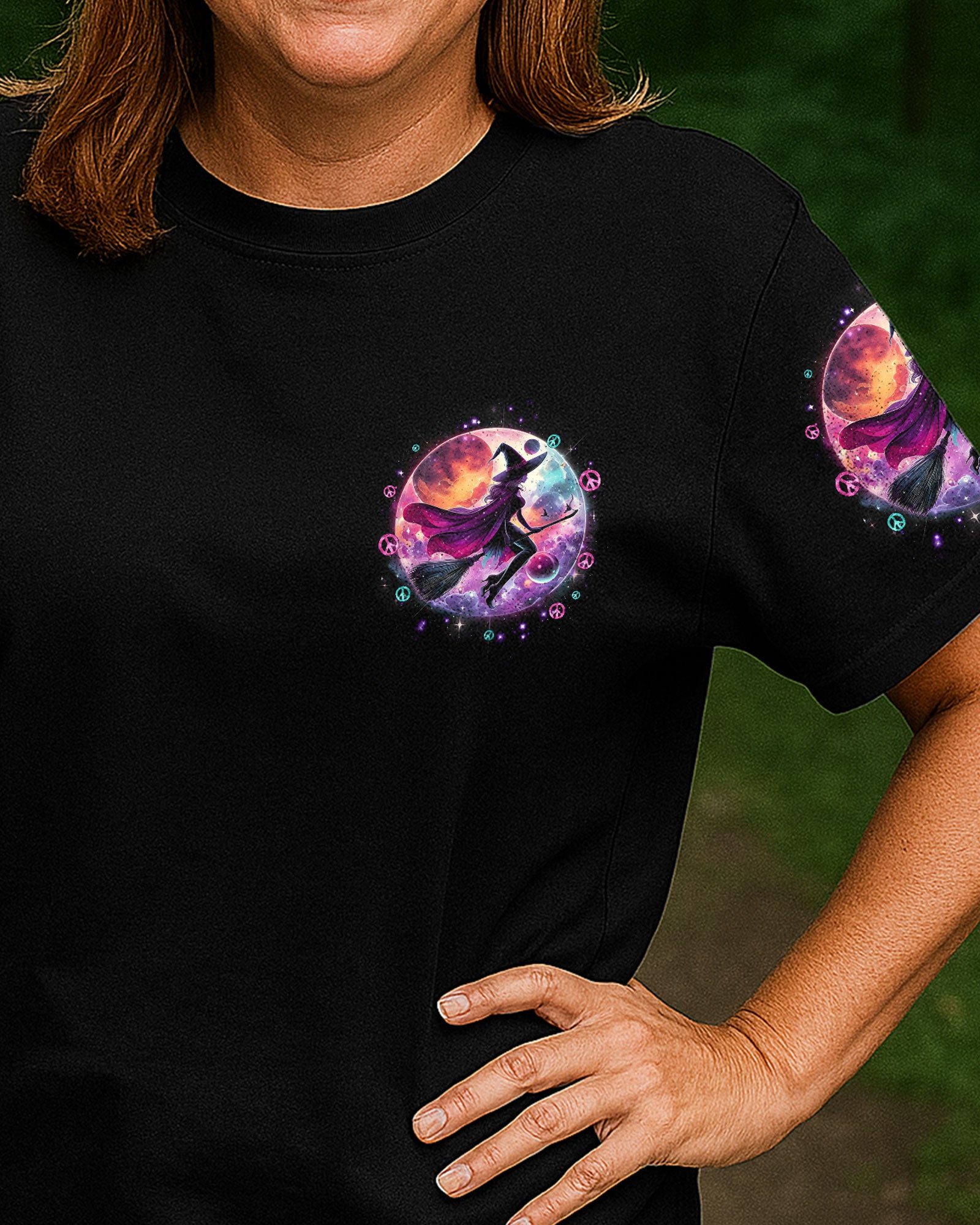 THE MOON SEES YOUR SOUL HALLOWEEN WITCH ALL OVER PRINT - TYQY3007253