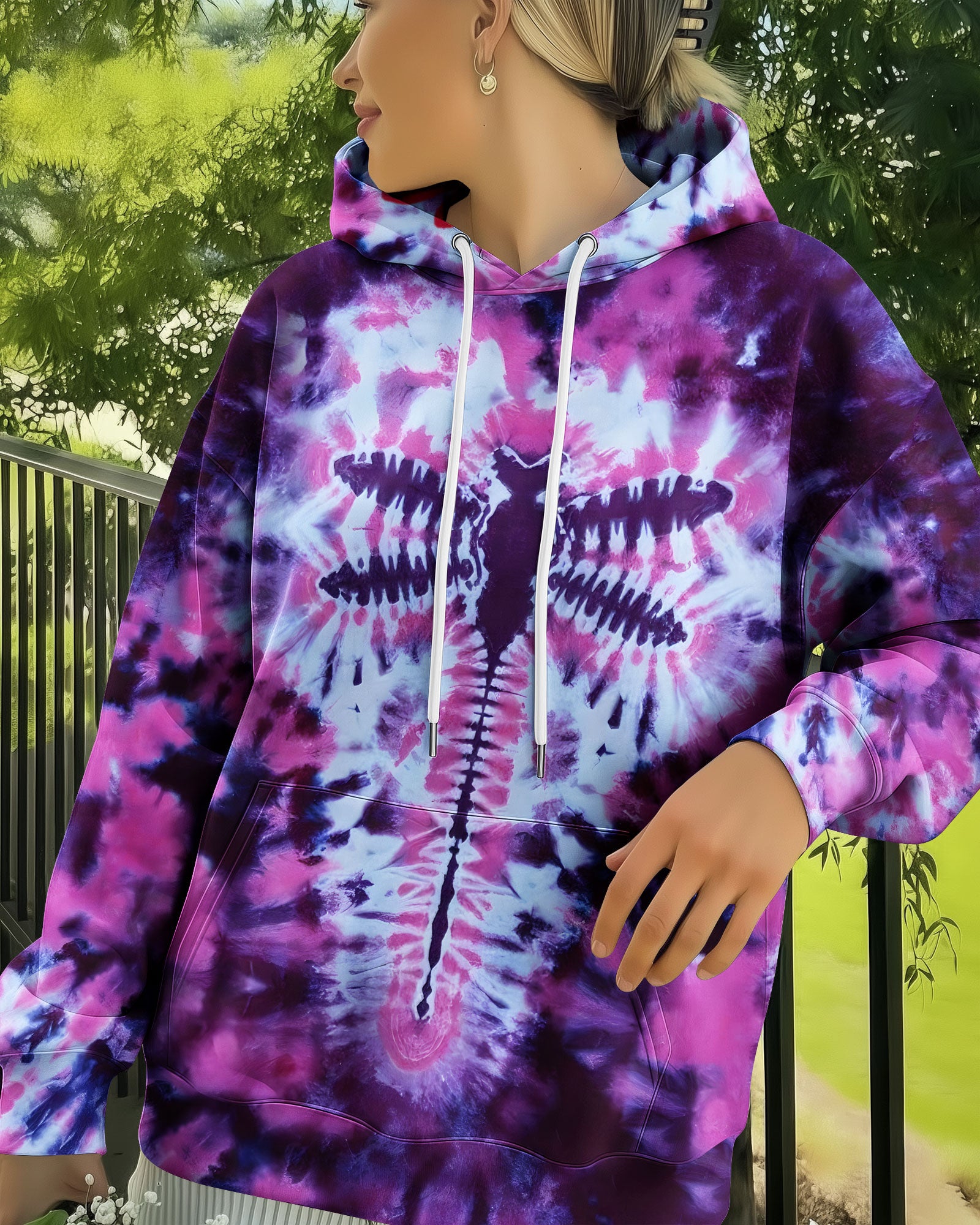 DRAGONFLY TIE DYE ALL OVER PRINT - TYQY0212251