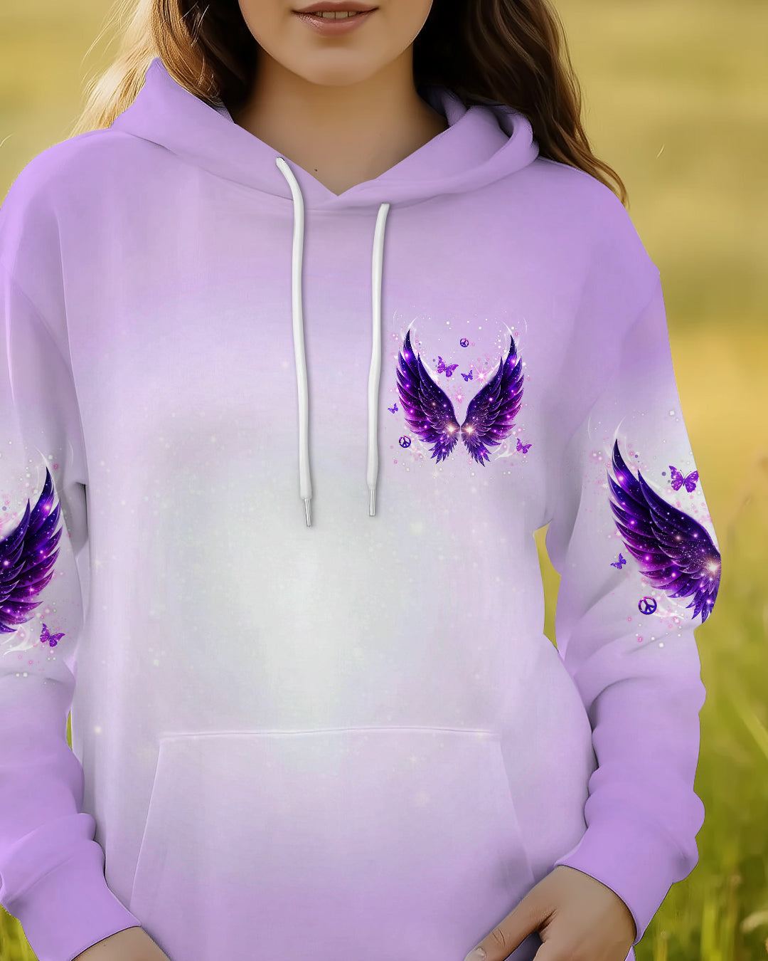 I BELIEVE THERE ARE ANGELS AMONG US WINGS ALL OVER PRINT - YHHG2411251