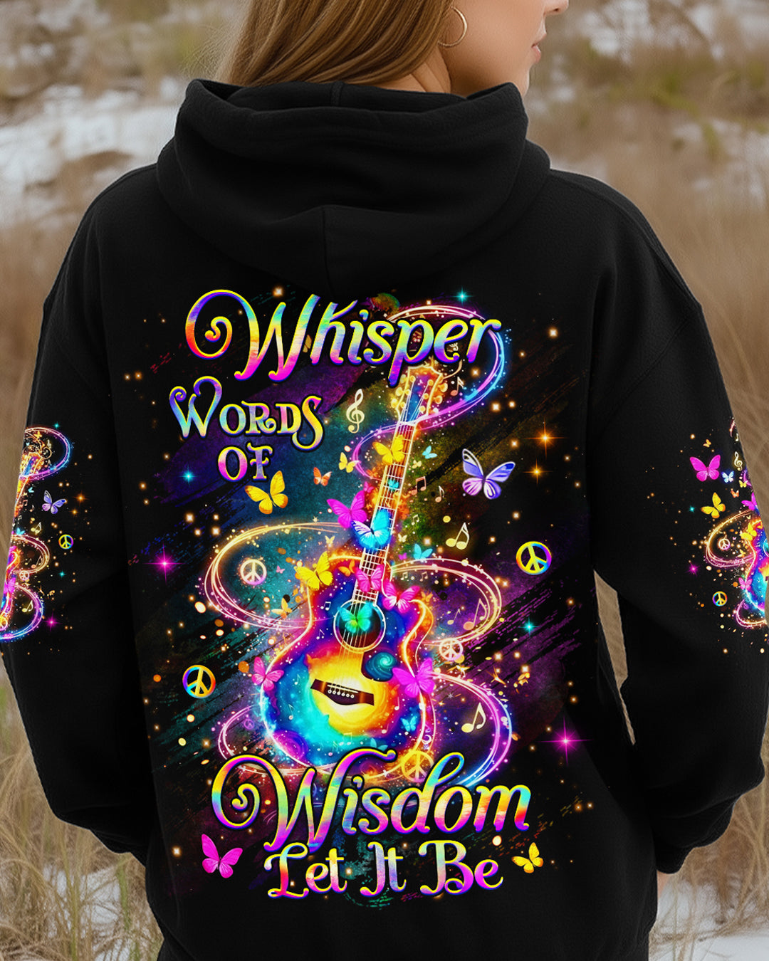 WHISPER WORDS OF WISDOM GUITAR ALL OVER PRINT - YHHG2912253