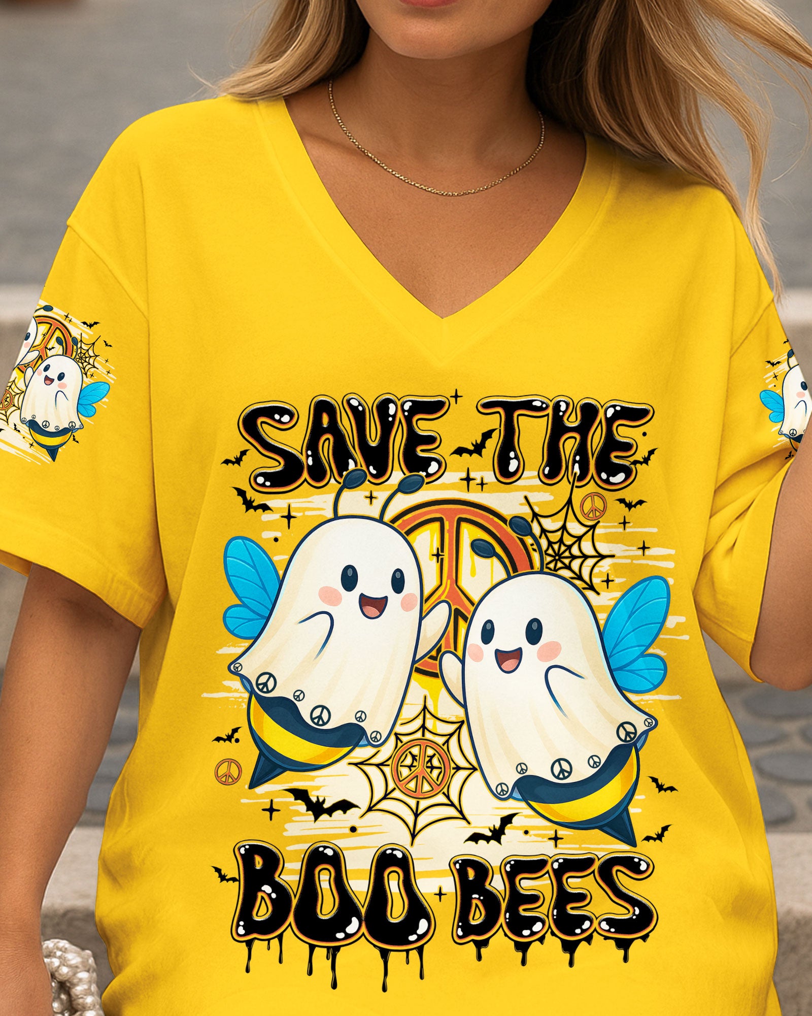 SAVE THE BOO BEES HALLOWEEN ALL OVER PRINT - TY1807251