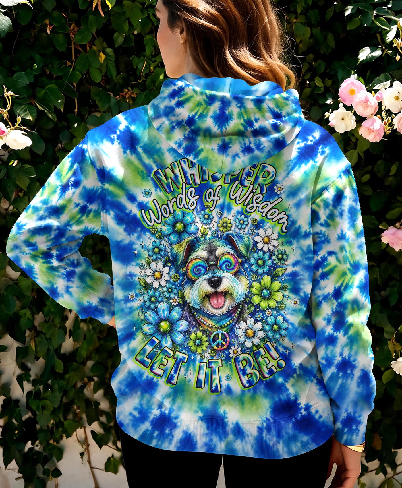 WHISPER WORDS OF WISDOM LET IT BE  SCHNAUZER DOG  ALL OVER PRINT  - TLHG1305263