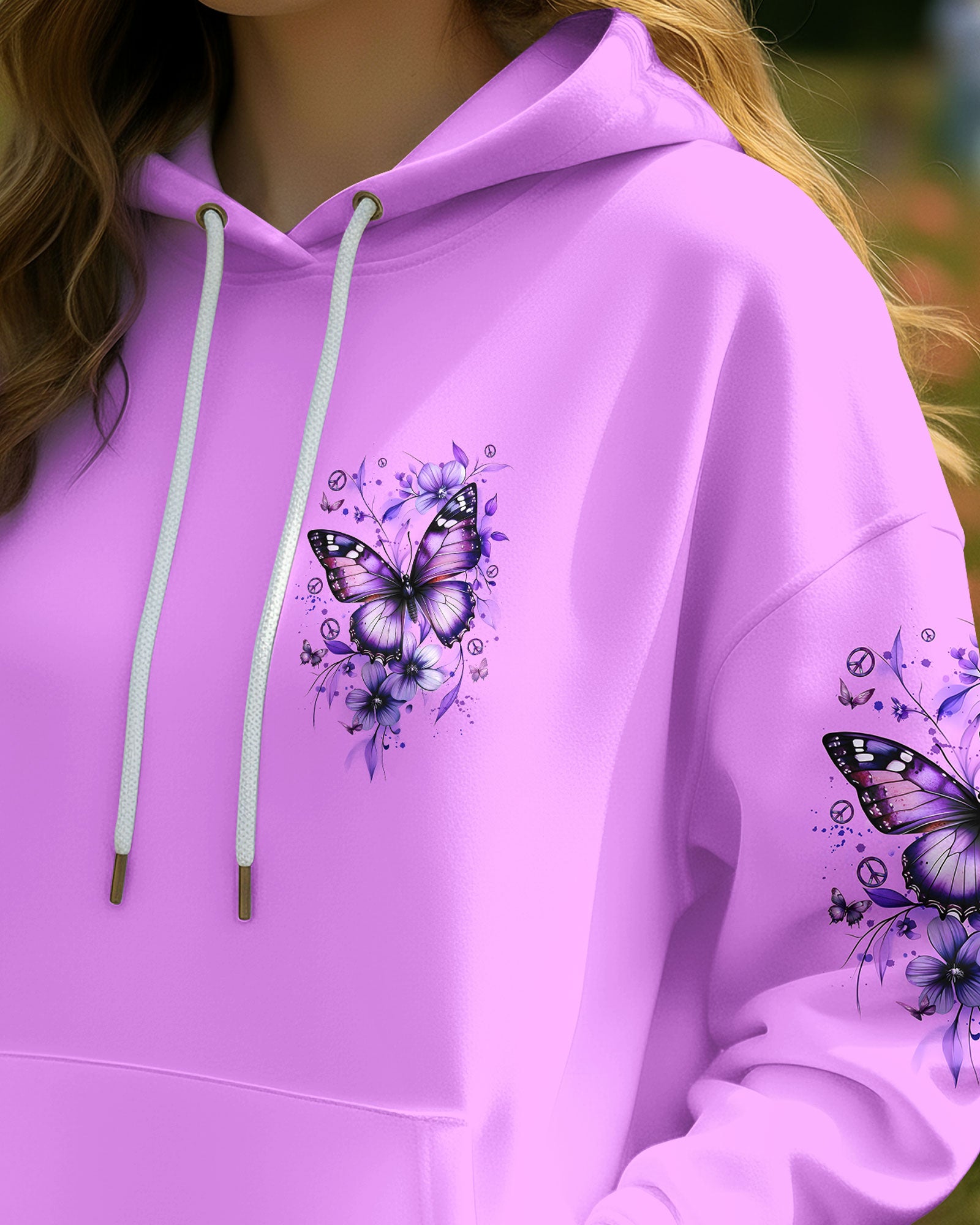 WHISPER WORDS OF WISDOM LET IT BE BUTTERFLY ALL OVER PRINT - TYQY2210251