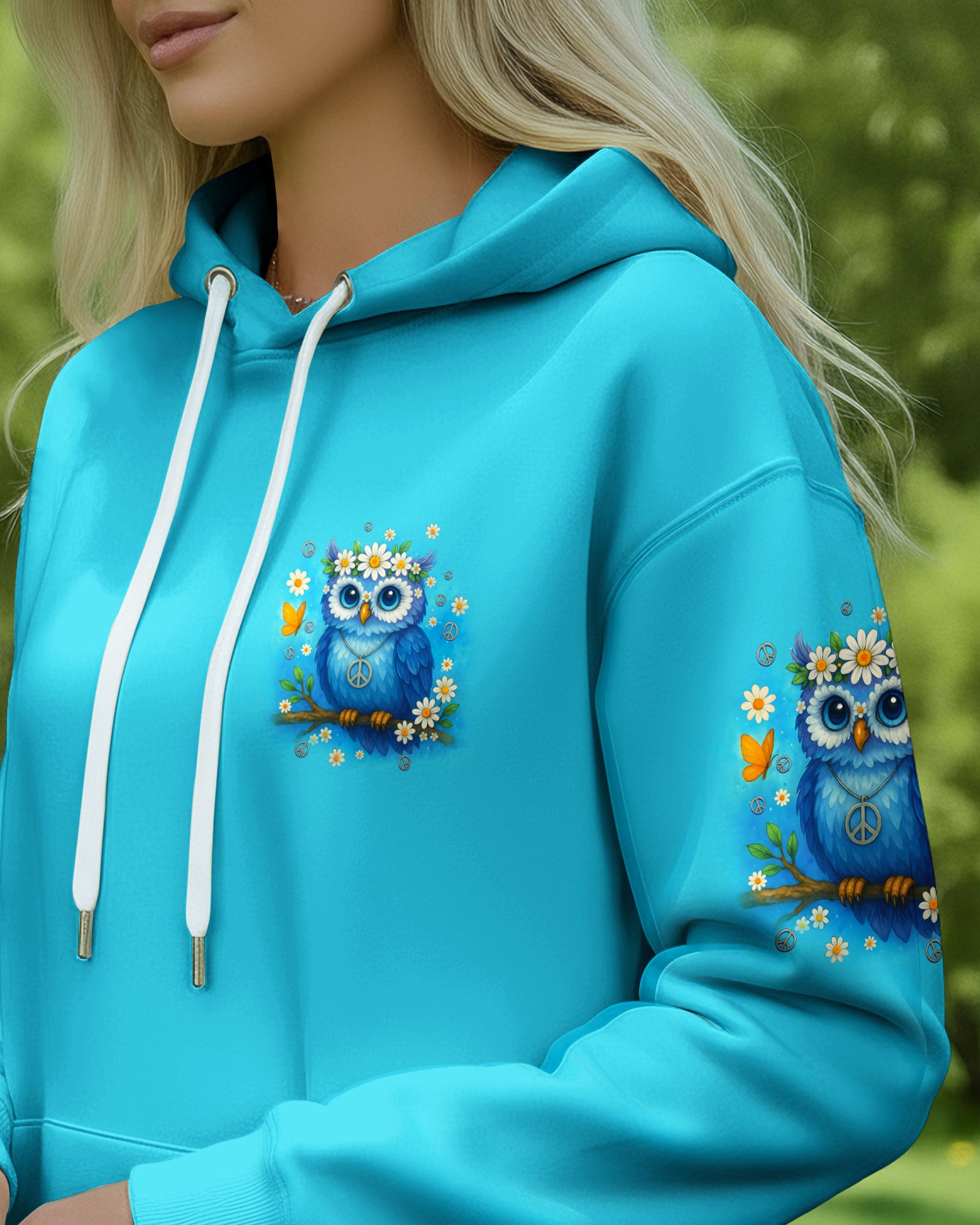 WHISPER WORDS OF WISDOM LET IT BE OWL ALL OVER PRINT - TYQY2310252