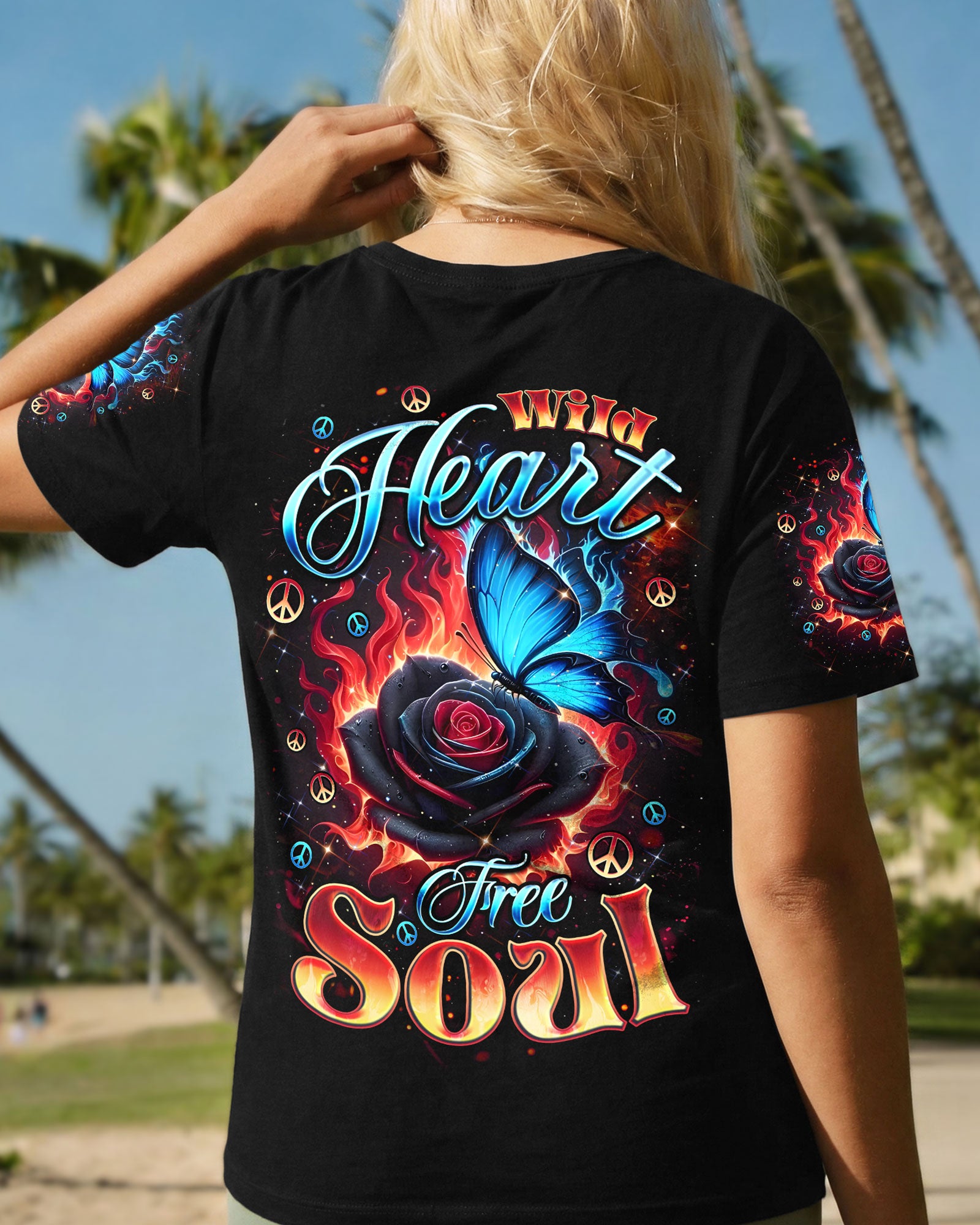 WILD HEART FREE SOUL ALL OVER PRINT - TYQY0403263
