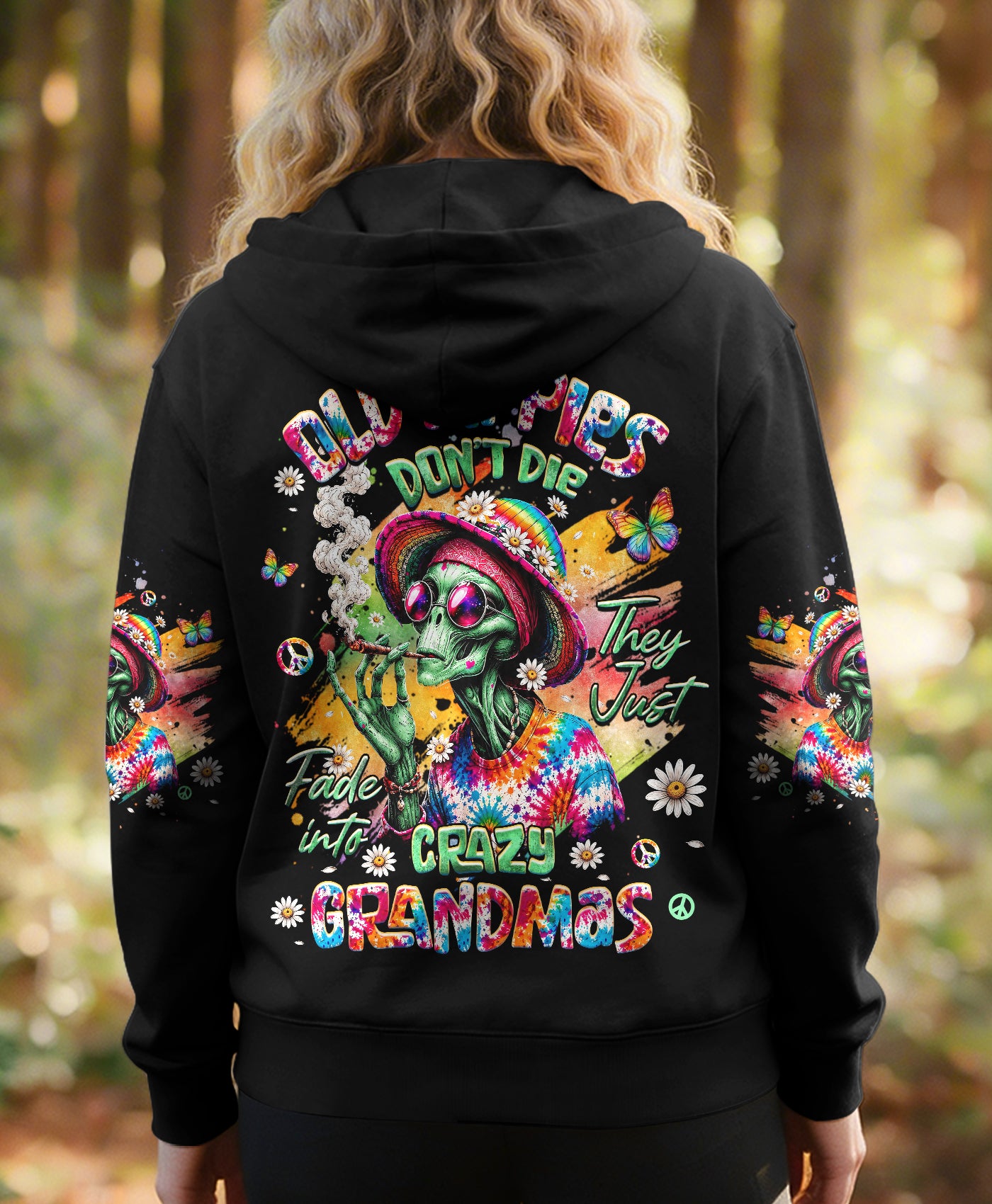 OLD HIPPIES ALIEN ALL OVER PRINT - TLHG0206263