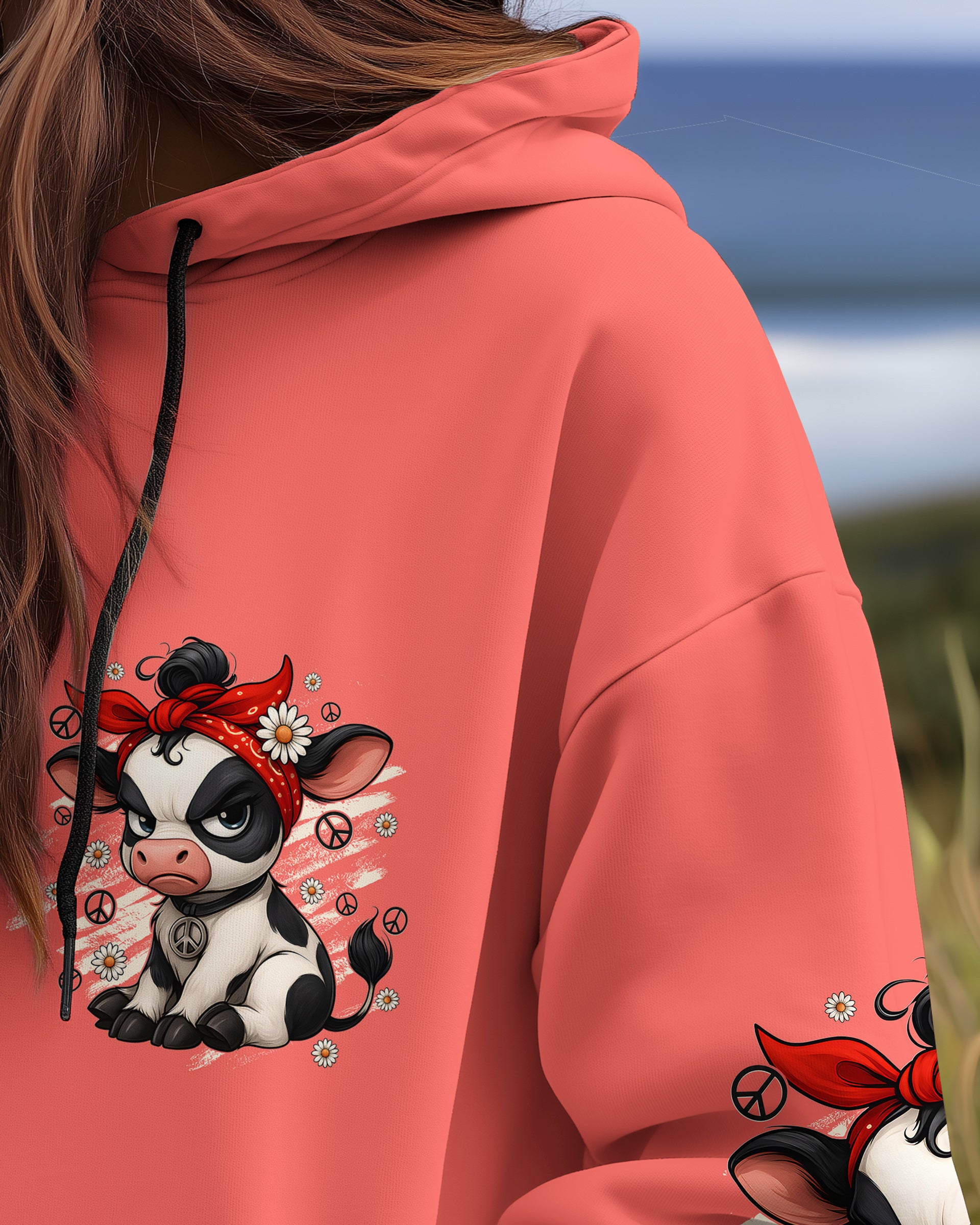 SORRY I'M CRANKY COW ALL OVER PRINT - TYQY1906251