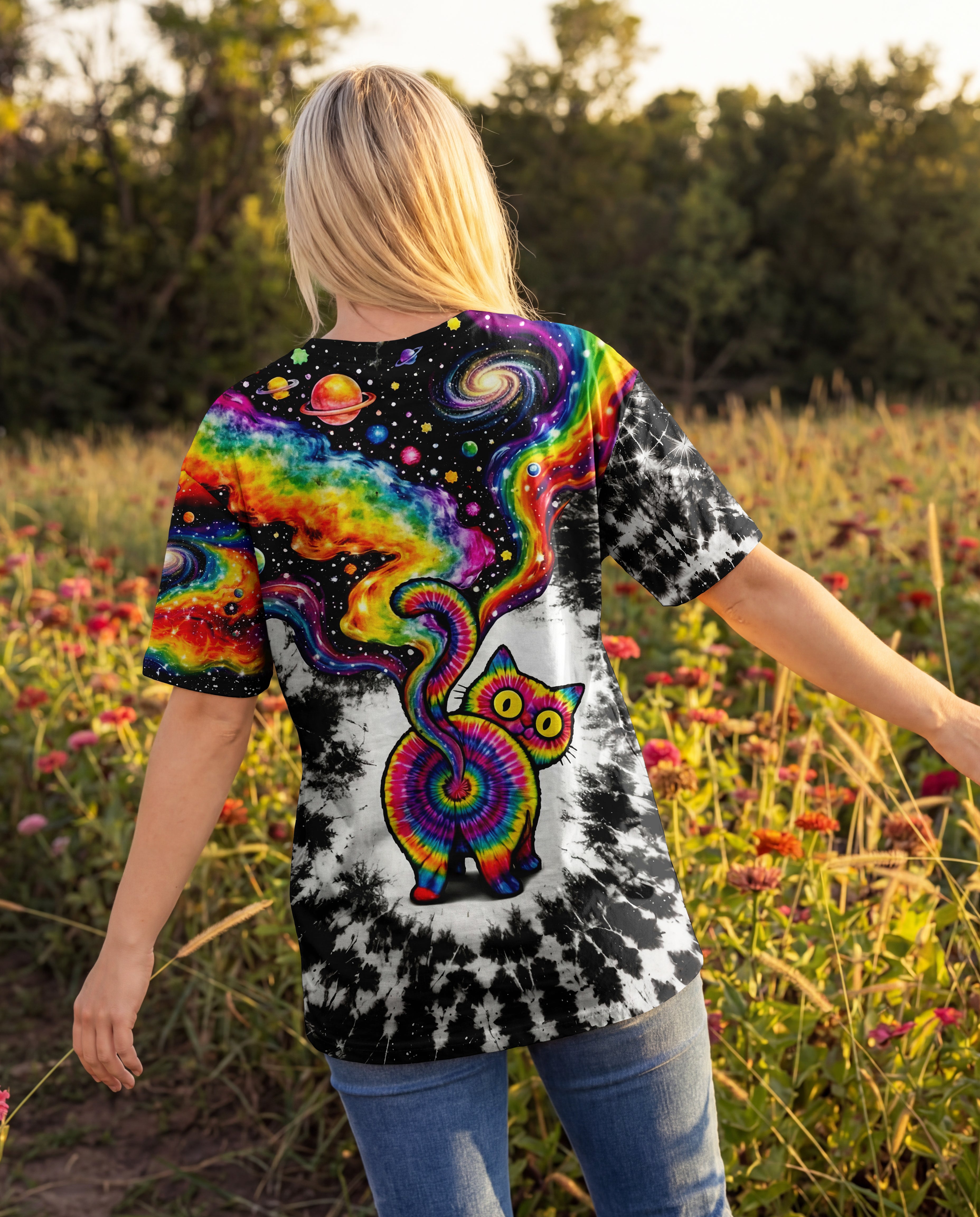 CAT GALAXY ALL OVER PRINT - KMTM0601261