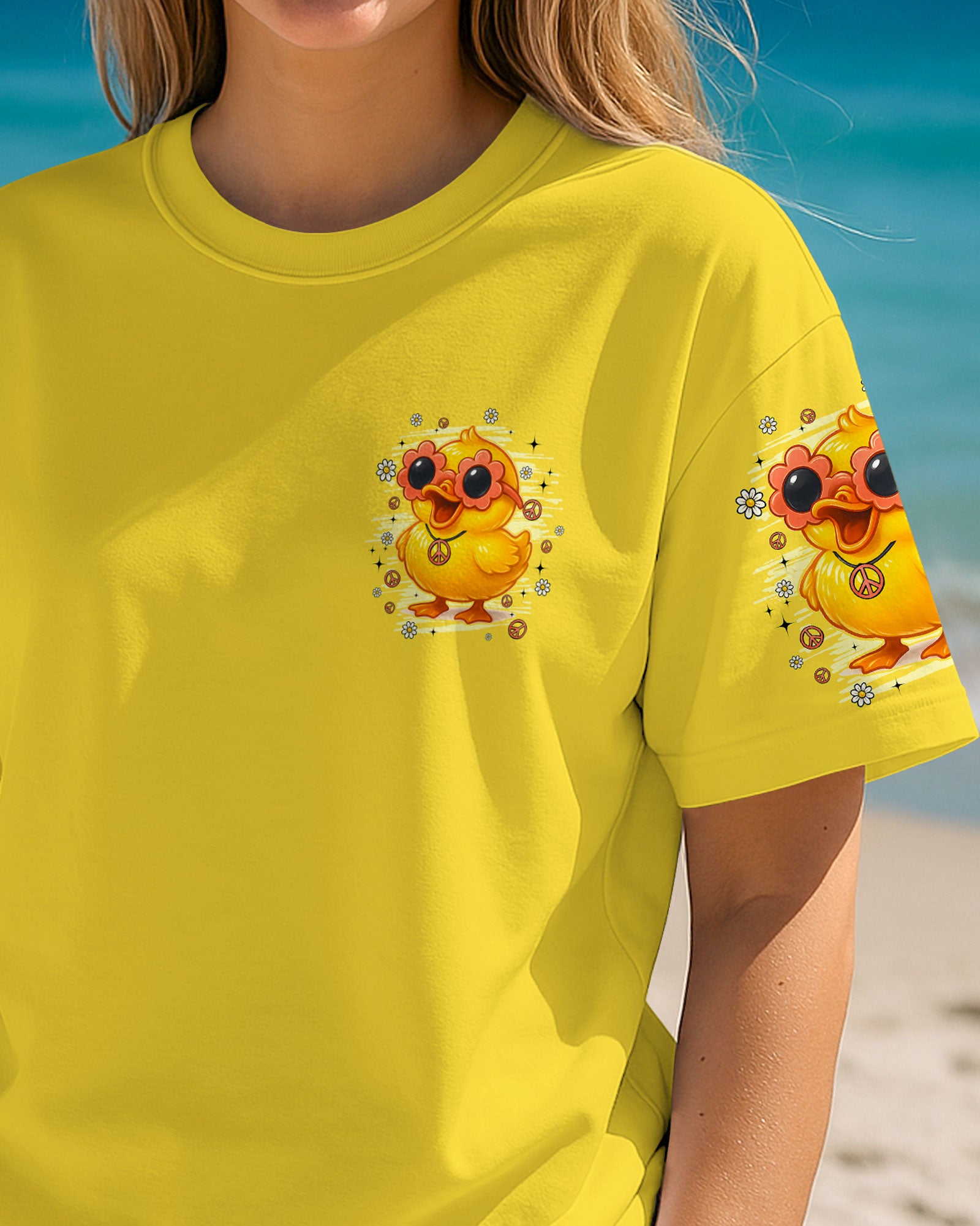 I'M NOT SHORT DUCK HIPPIE ALL OVER PRINT - TYQY0708252