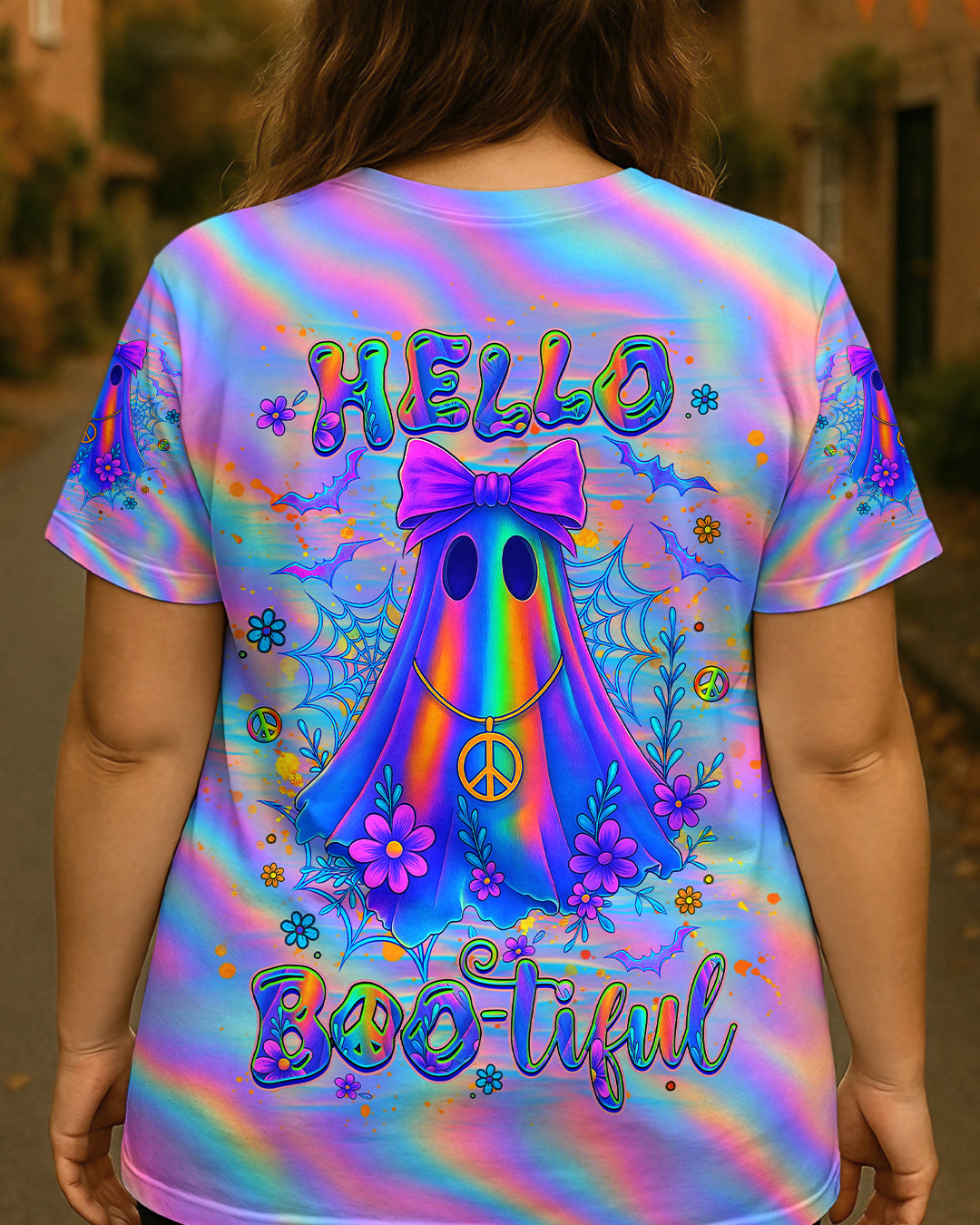 HELLO BOOTIFUL HALLOWEEN ALL OVER PRINT - YHHG1707253