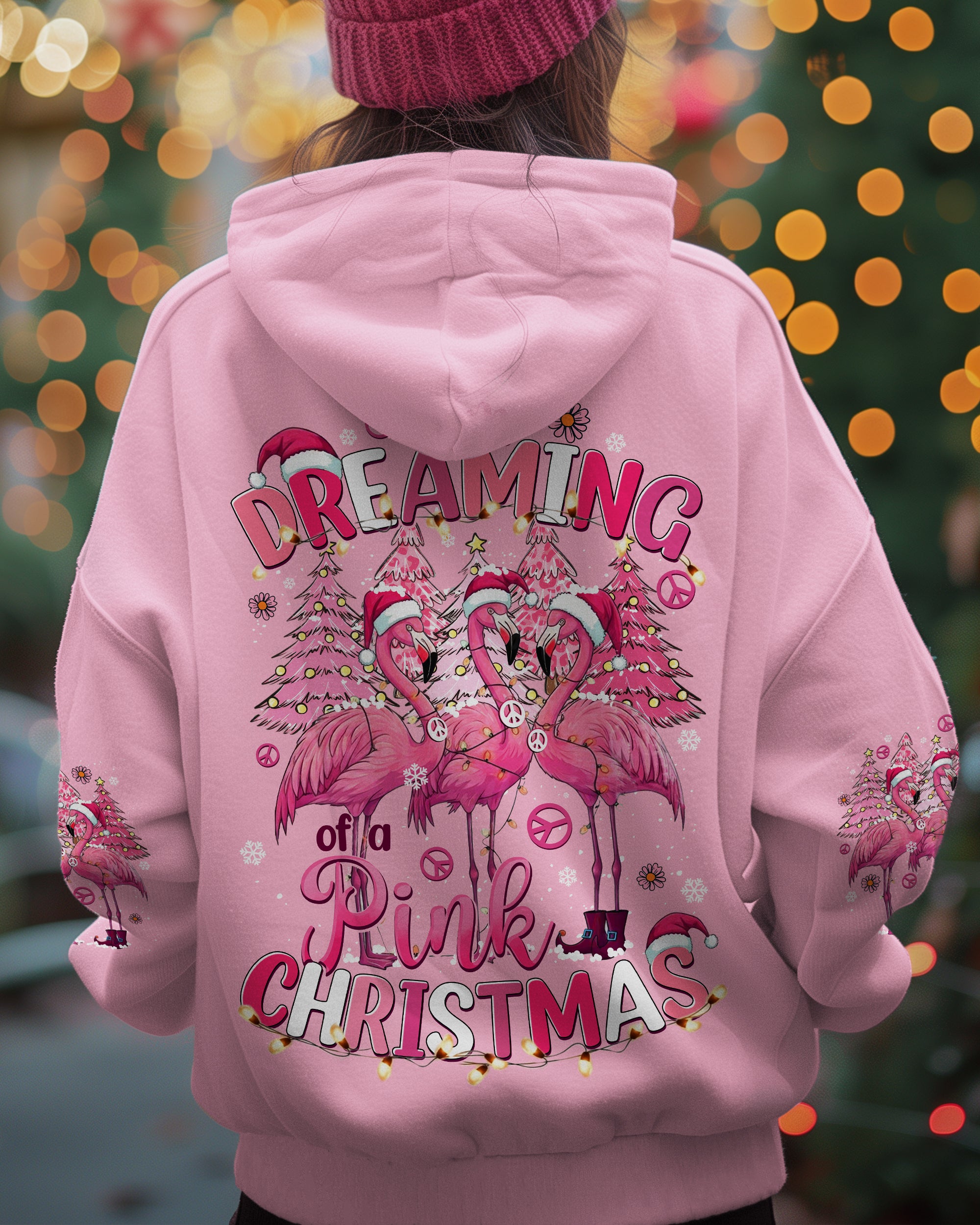 I'M DREAMING OF A PINK CHRISTMAS FLAMINGO ALL OVER PRINT - TYTD2110242