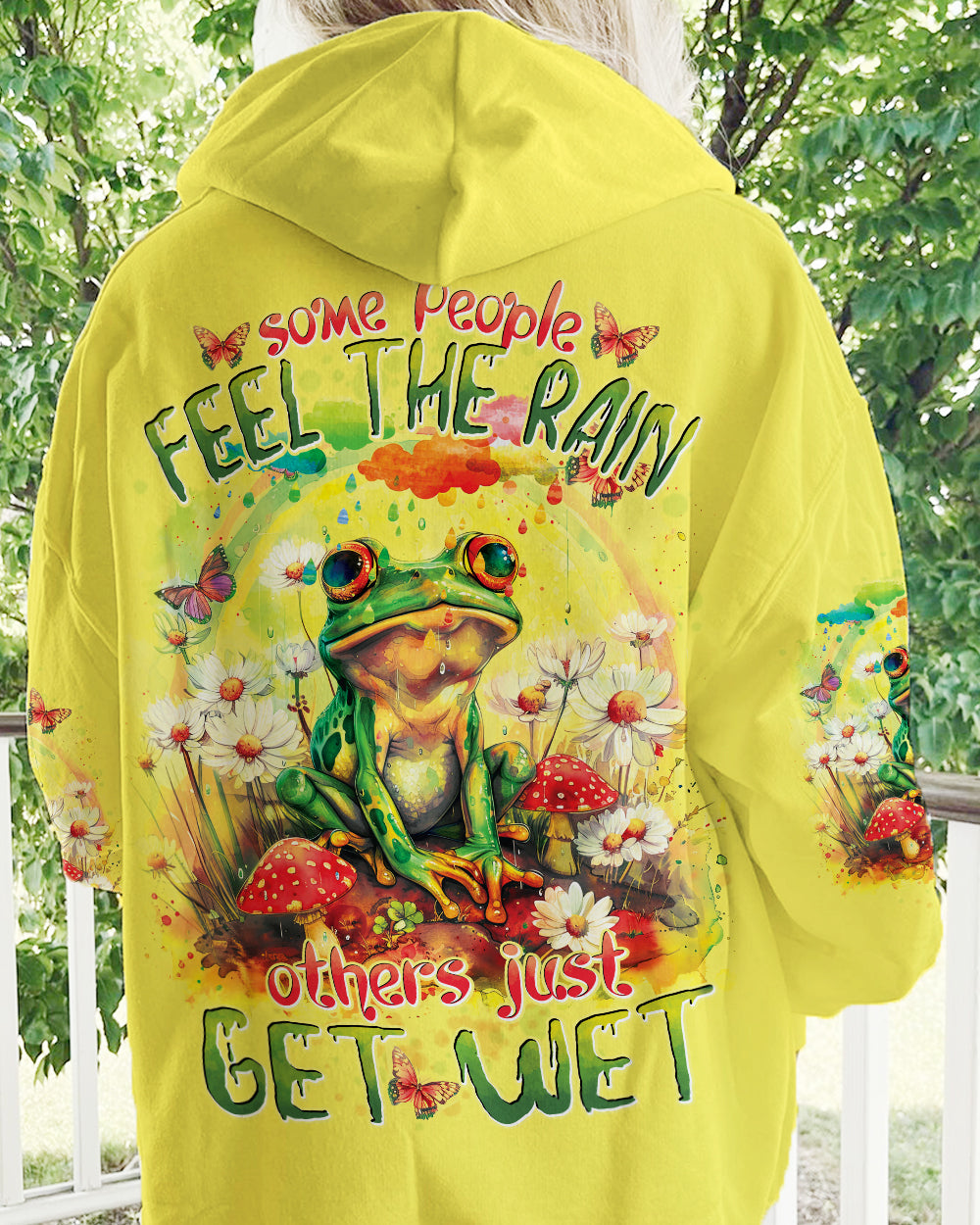 SOME PEOPLE FEEL THE RAIN FROG ALL OVER PRINT - TYTD1103242