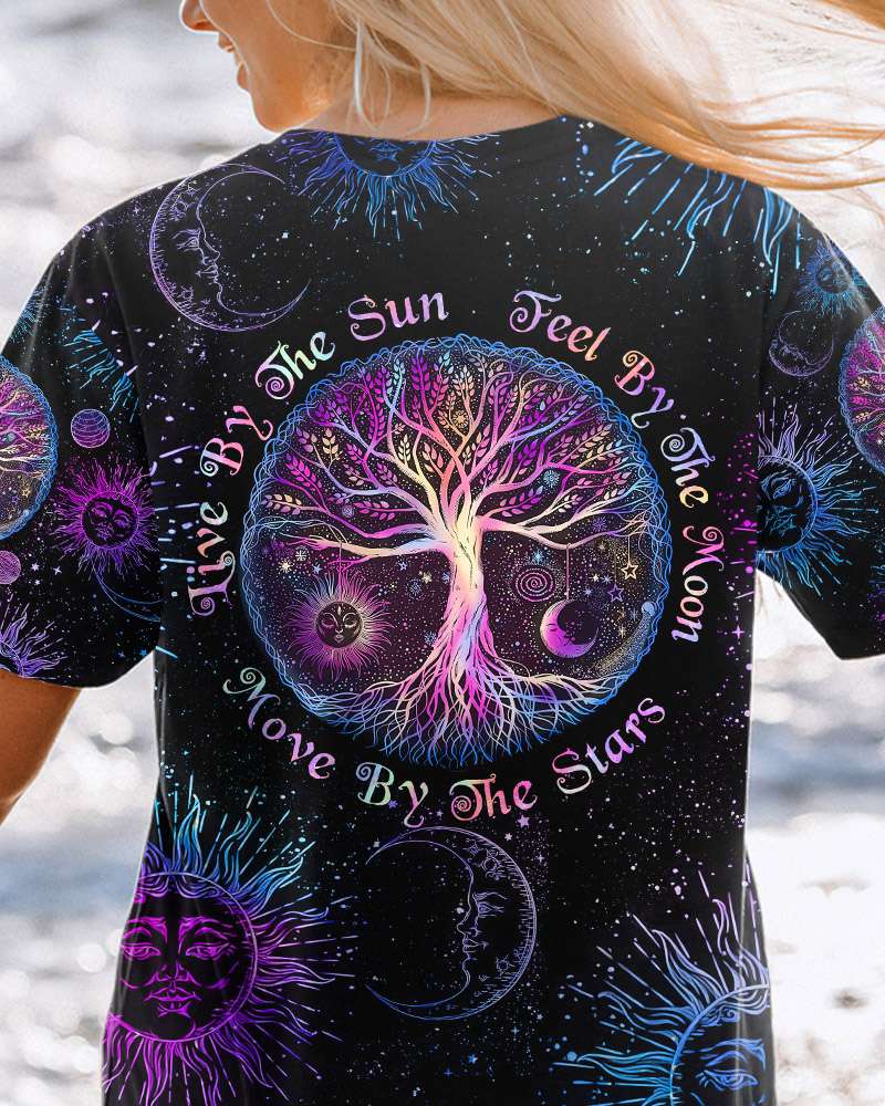 LIVE BY THE SUN TREE OF LIFE ALL OVER PRINT - TLNZ2104233