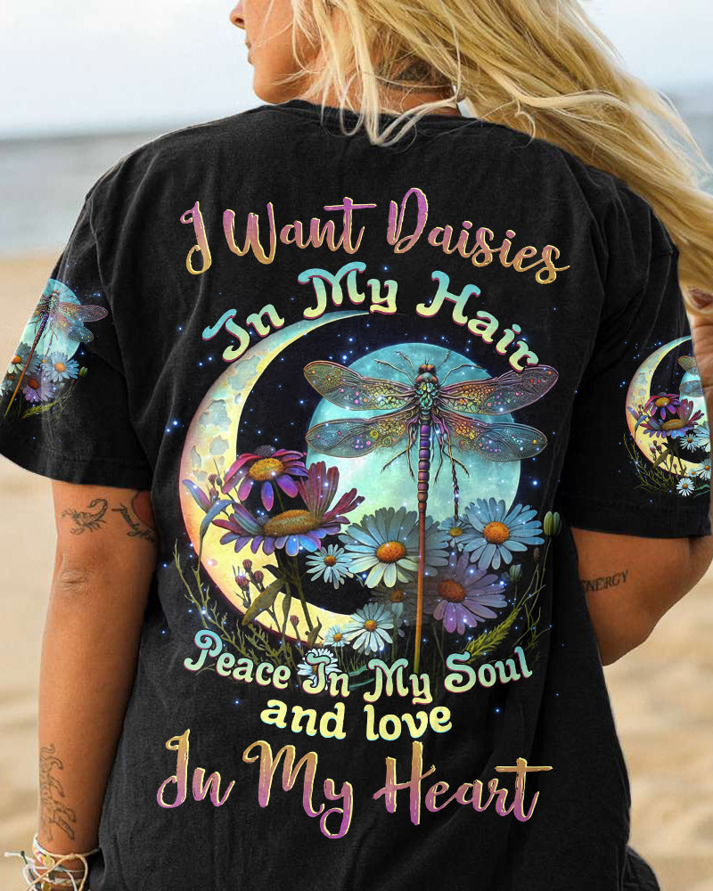 I WANT DAISIES IN MY HAIR DRAGONFLY ALL OVER PRINT - TLNZ0505231