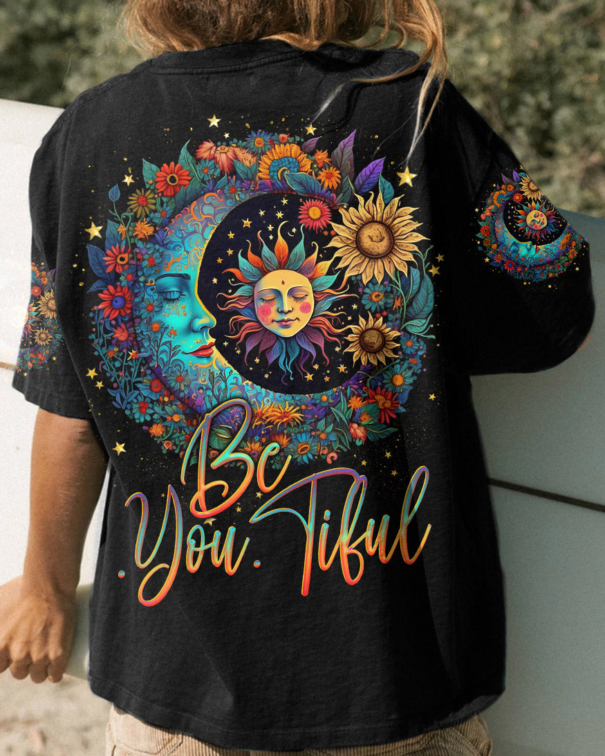 BE YOU TIFUL MOON FLORAL ALL OVER PRINT - TLNZ0805232