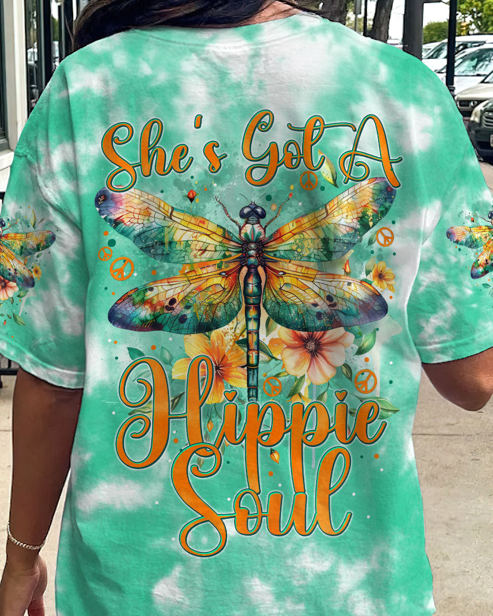SHE'S GOT A HIPPIE SOUL DRAGONFLY ALL OVER PRINT - TYTM1204244