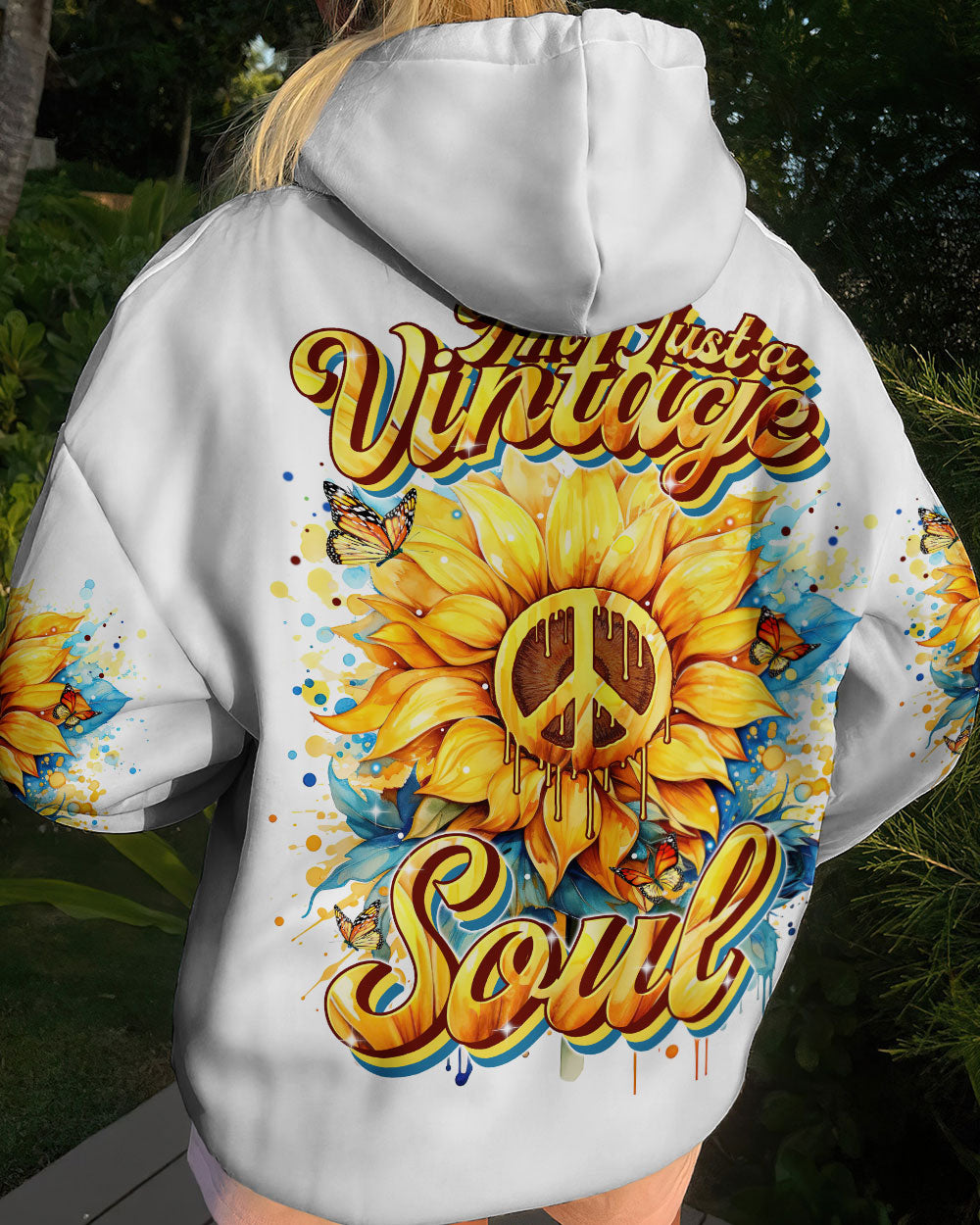 I'M JUST A VINTAGE SOUL SUNFLOWER ALL OVER PRINT - TYTM1501243