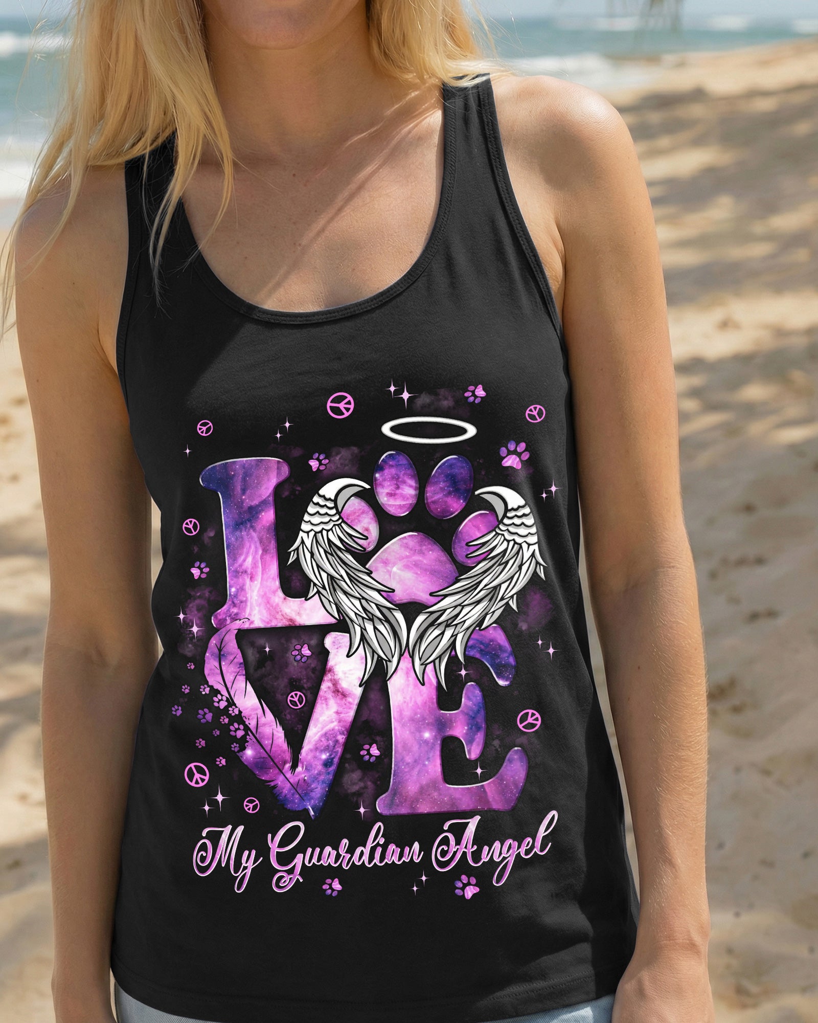 LOVE MY GUARDIAN ANGEL PAW ALL OVER PRINT - TYPQ0502261