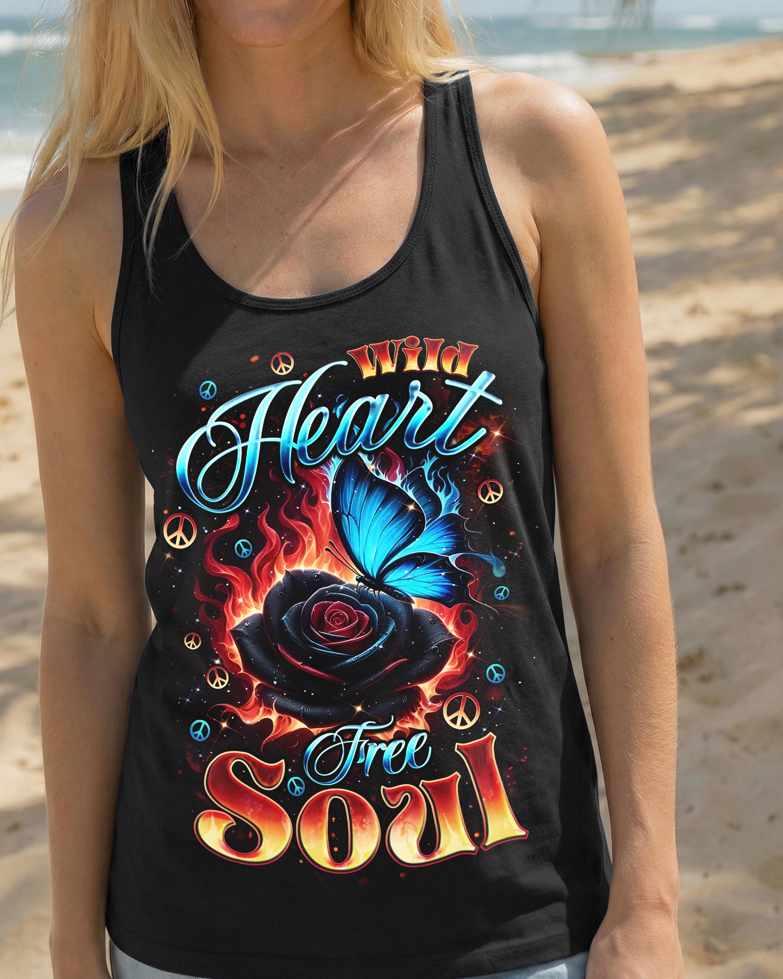 WILD HEART FREE SOUL ALL OVER PRINT - TYQY0403263