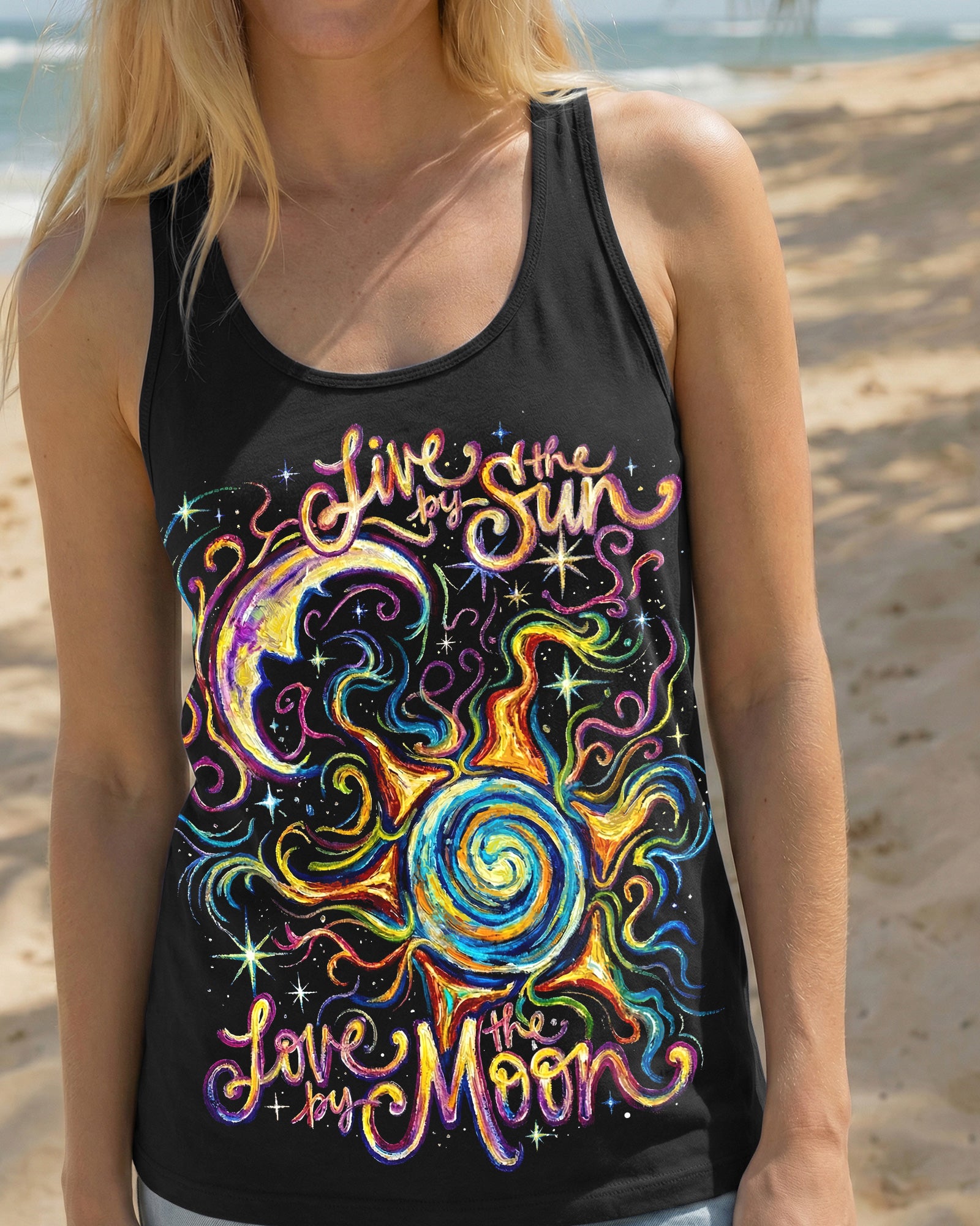 SUN AND MOON SWIRL ALL OVER PRINT - RI2603261