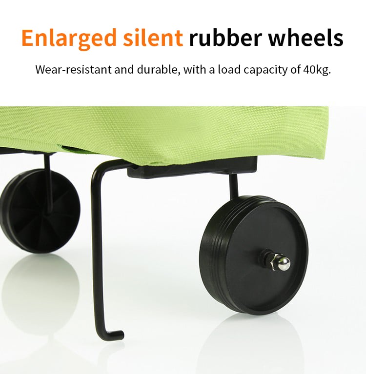 🛍️✨ 🔥LIMITED-TIME SALE🔥 2-in-1 Expandable Rolling Shopping Tote 🛍️🛞 Hidden Wheels, Expandable Zip & 44LB Capacity