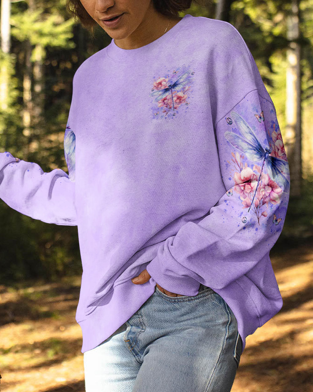 JUST BREATHE DRAGONFLY ALL OVER PRINT - YHKD1605243