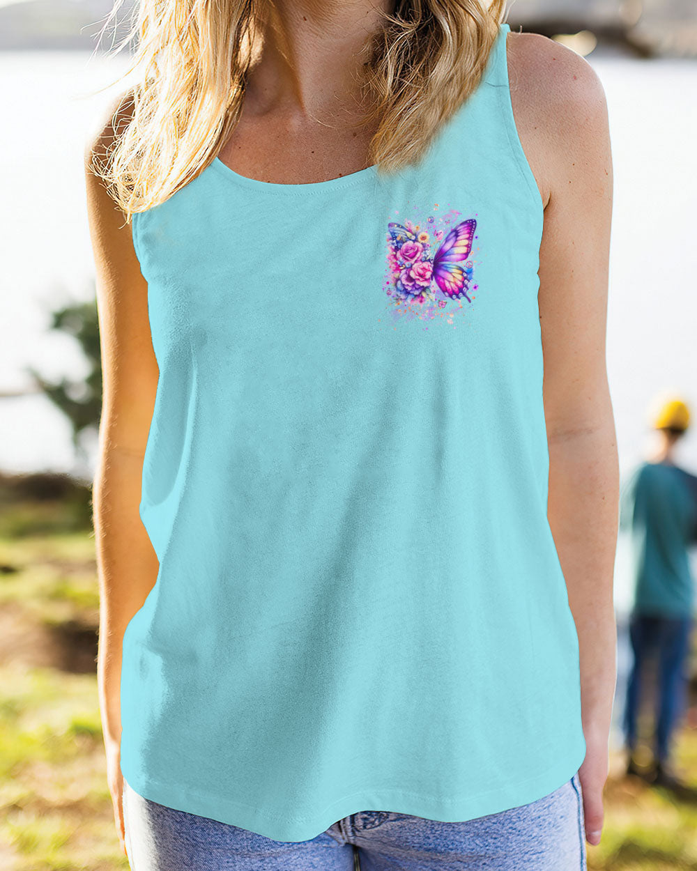 IF NOTHING EVER CHANGED BUTTERFLY ALL OVER PRINT - YHHG0907243