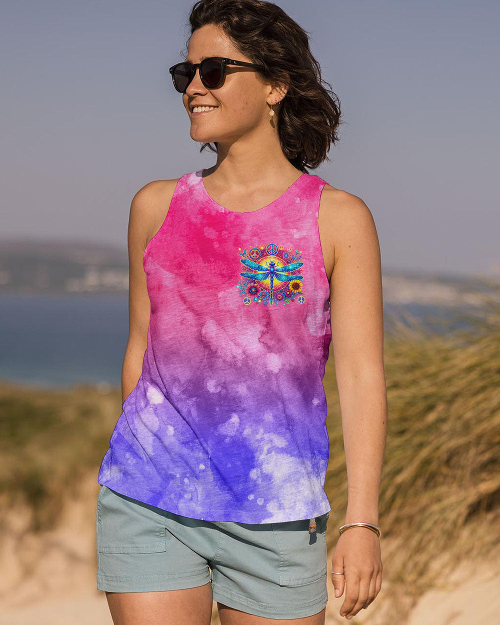 BEAUTIFUL REASONS TO BE HAPPY DRAGONFLY ALL OVER PRINT - TYQY1907245