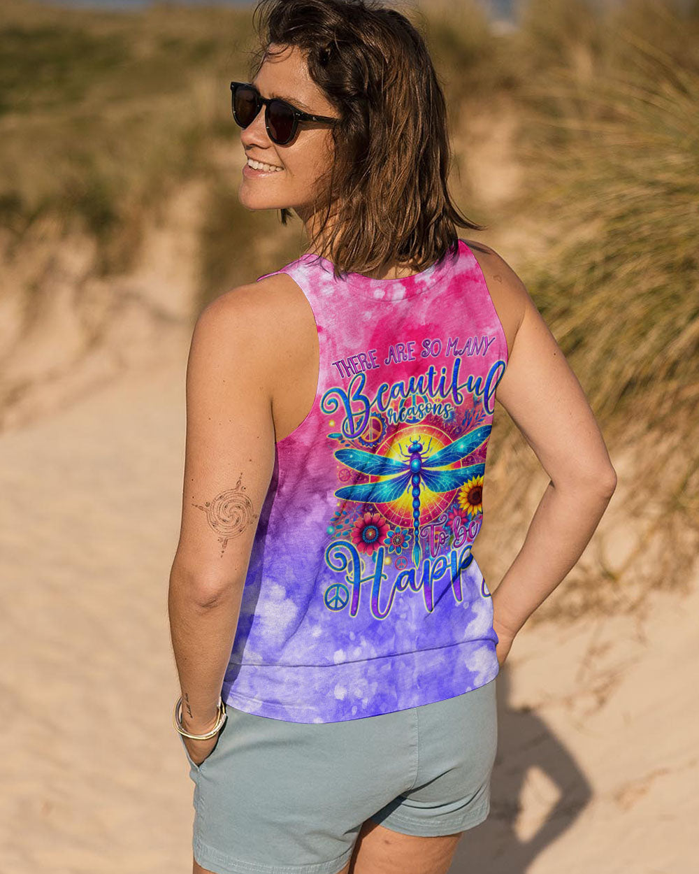 BEAUTIFUL REASONS TO BE HAPPY DRAGONFLY ALL OVER PRINT - TYQY1907245