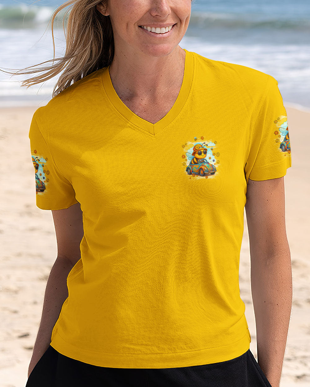 RUNNING AGAINST THE WIND BEE HIPPIE ALL OVER PRINT - TYQY0307252