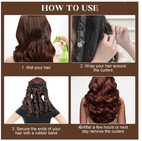 ✨Buy 1 Get 1 Free✨Sleep-in hairband Heat-Free Curling Tongs