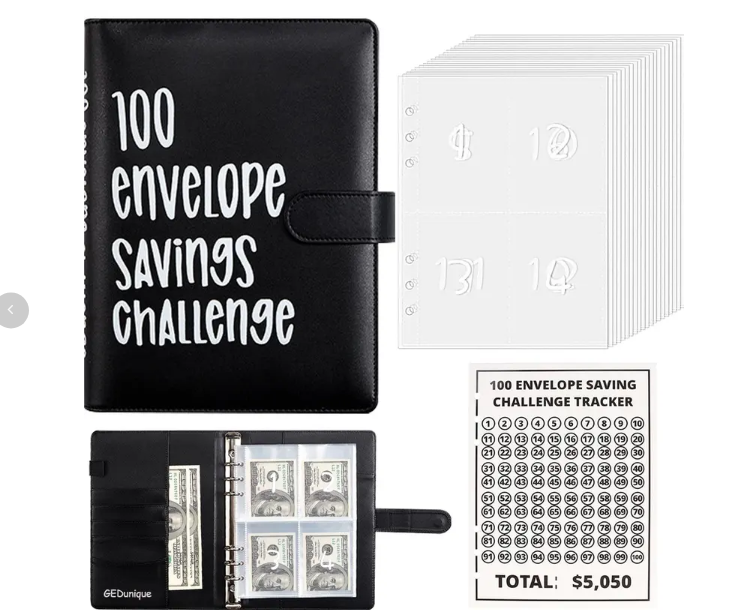 ⏰Final 4 Hours 60% OFF✉️100 Envelope Savings Challenge Book