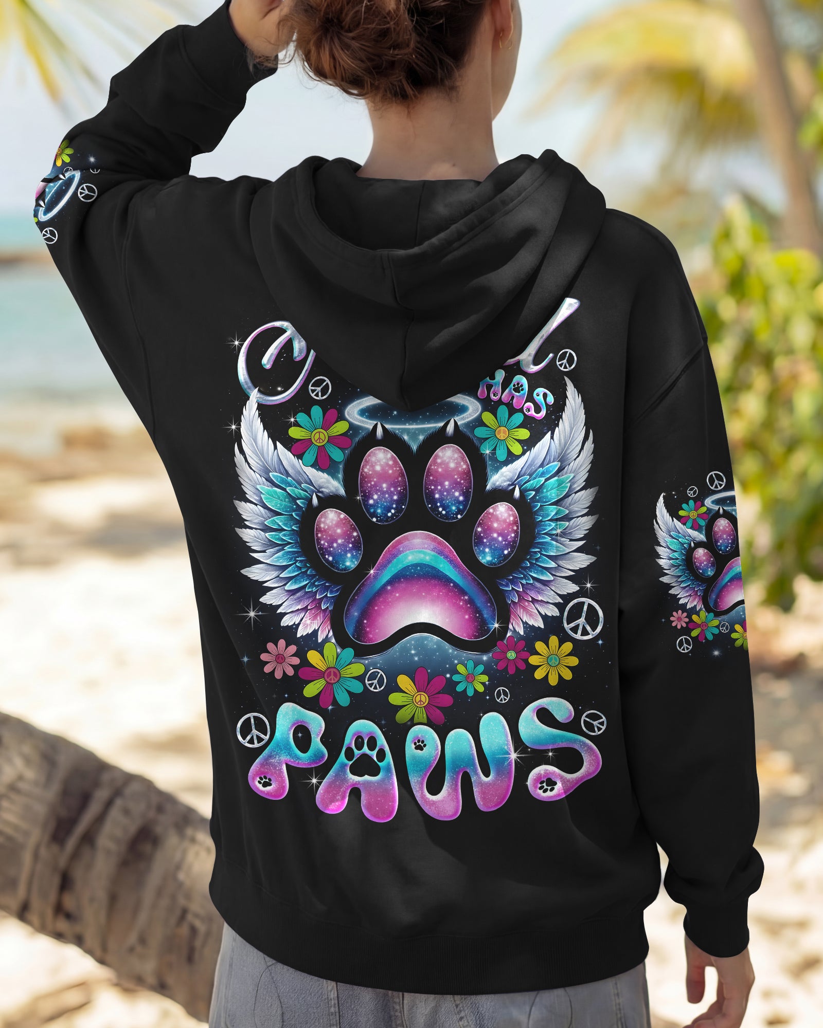 MY ANGEL HAS PAWS ALL OVER PRINT - TYQY1701261
