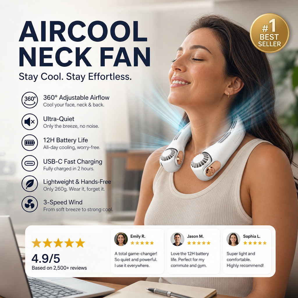 Neck Air Conditioner Fan