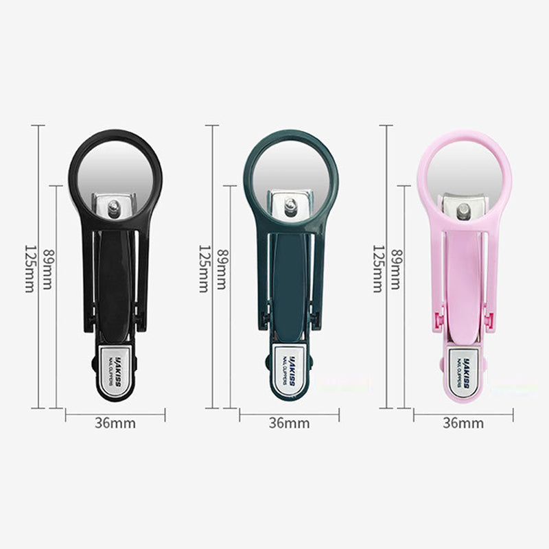 🔥Splash-Proof Nail Clipper with Magnifying Glass