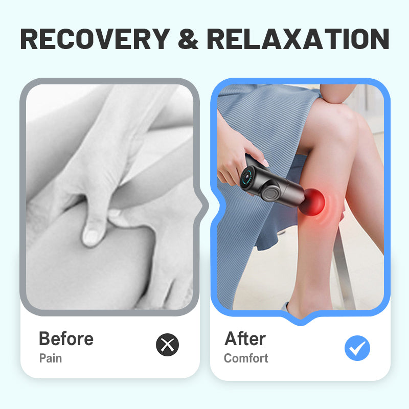 💥Portable Deep Tissue Massager with 6 Speeds & 4 Heads🎁