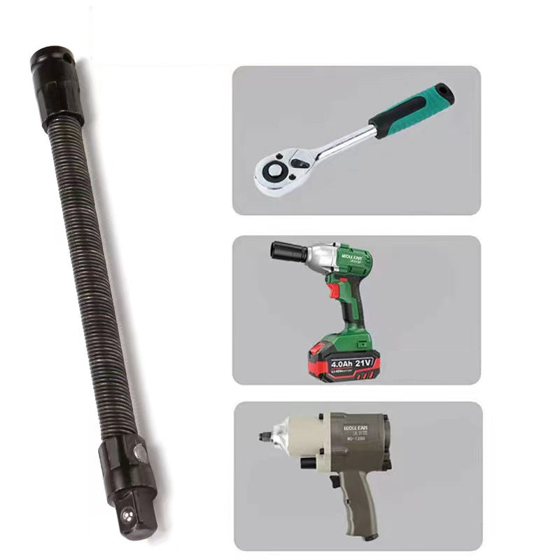 🔧🌀1/2" Flexible Socket Extension Bar! - Conquer Tight Spaces in Seconds