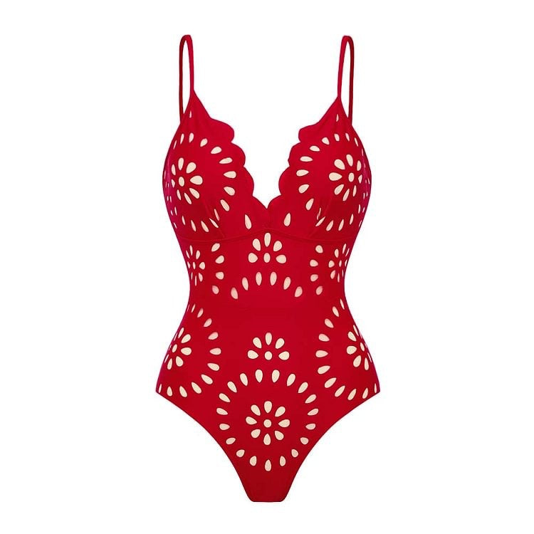 ✨Women’s Sexy One Piece Swimsuit with Matching Swim Long Skirt💕