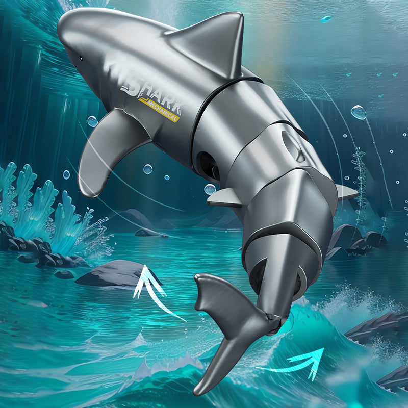 🦈 60% OFF NOW!🌊 Remote Control Diving Shark Toy – Realistic Swimming Action & Waterproof – Interactive Pool Bath Gift for Kids 🎁