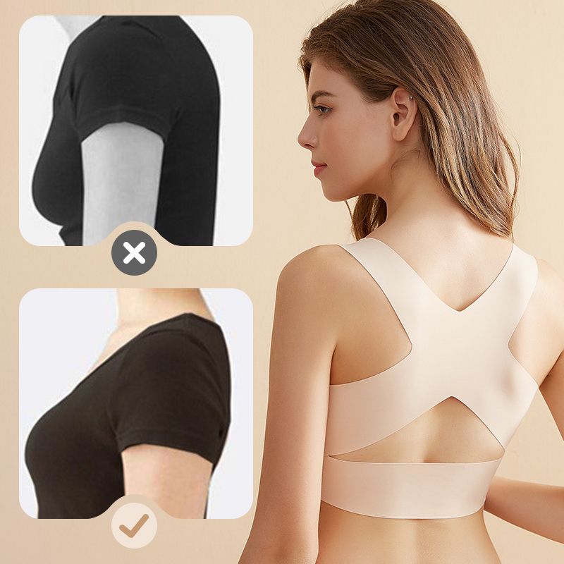 🎉LAST DAY SALE -60% OFF⚡Front Closure Cross-Back Wireless Posture Bra
